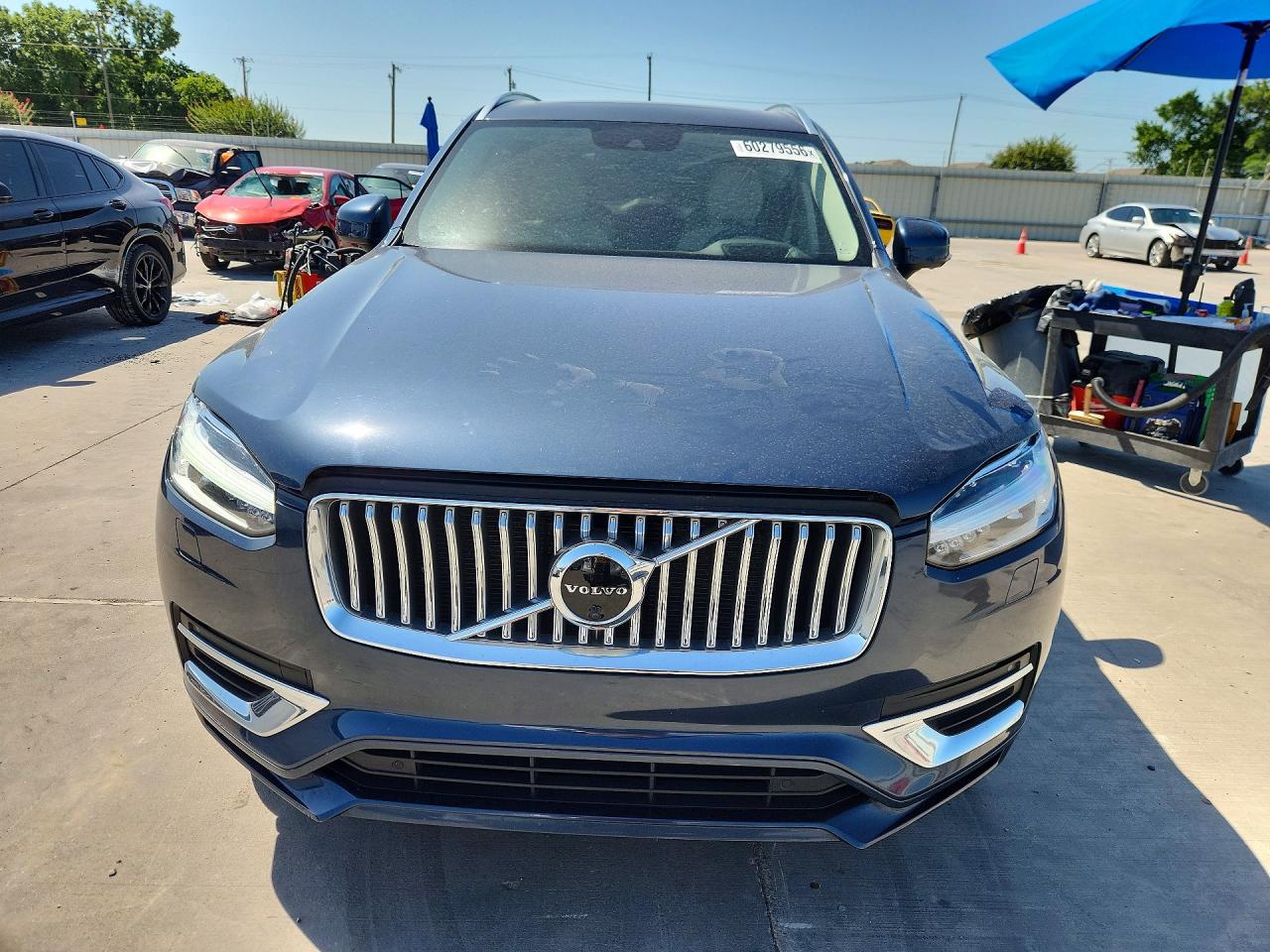 2022 Volvo Xc90 T8 Recharge Inscription Express Синий vin: YV4BR00Z3N1809259