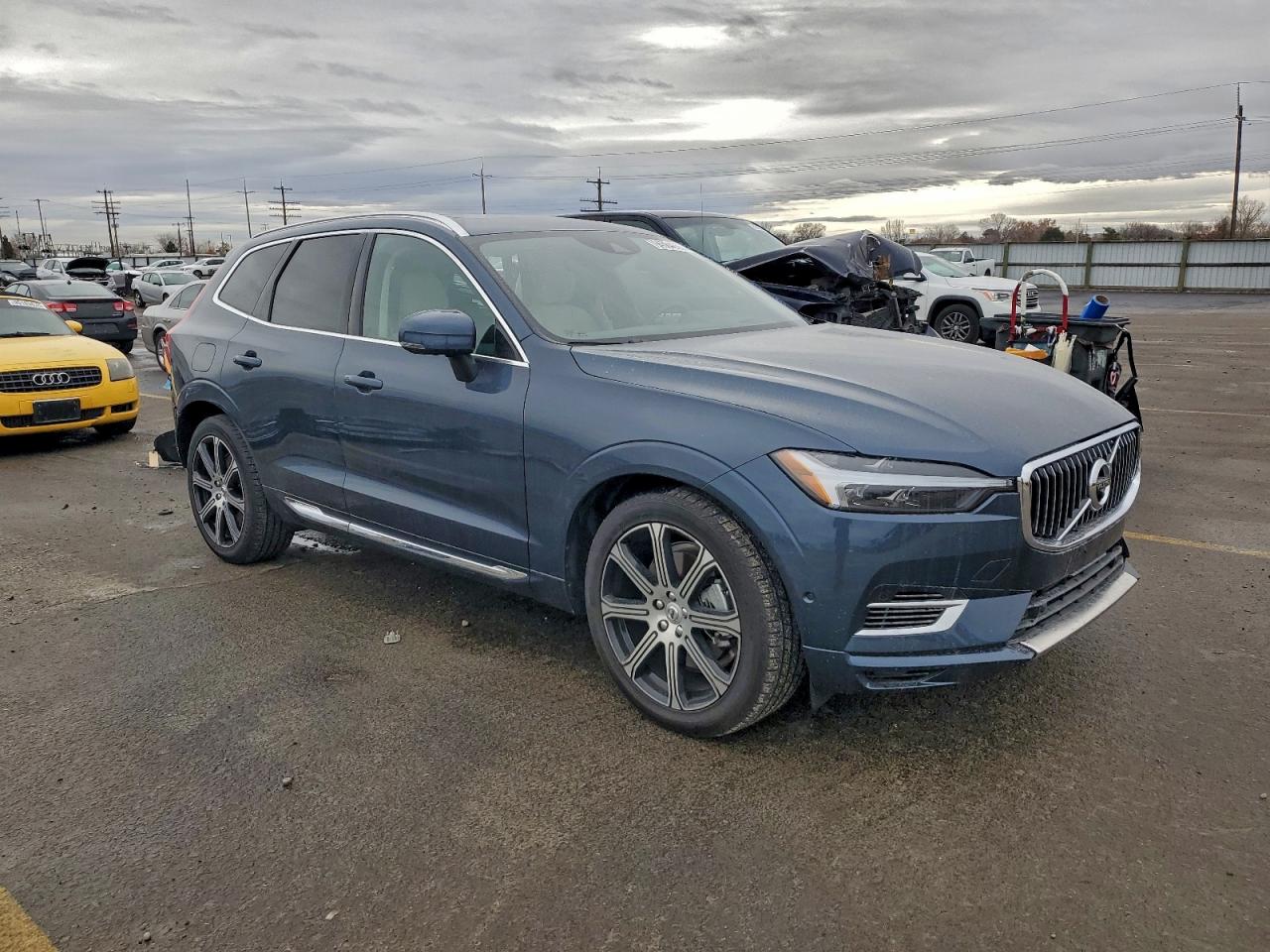 2021 Volvo Xc60 T8 Recharge Inscription Blue vin: YV4BR0DL8M1798019