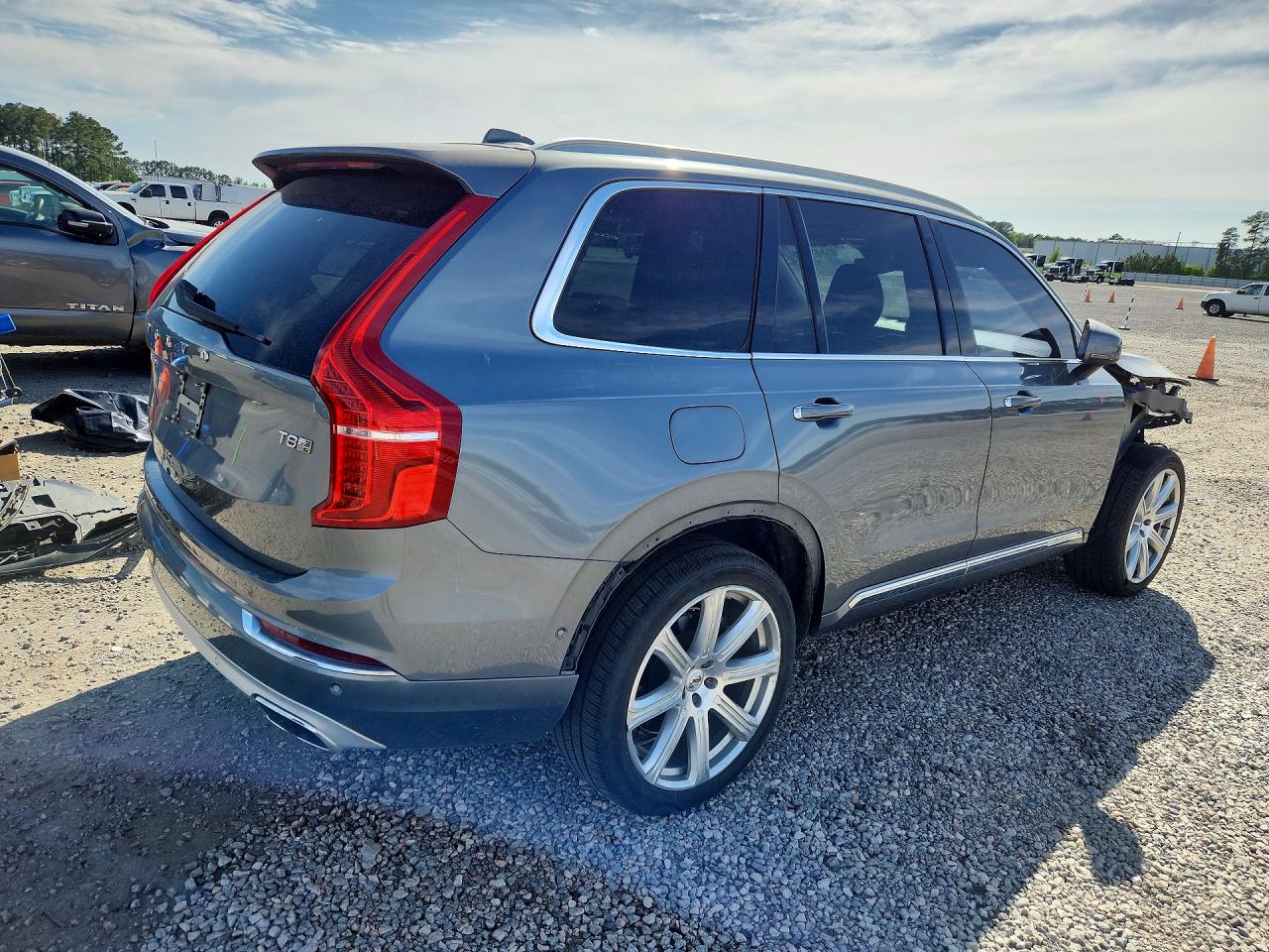 2018 Volvo Xc90 T8 Gray vin: YV4BR0PL0J1349263