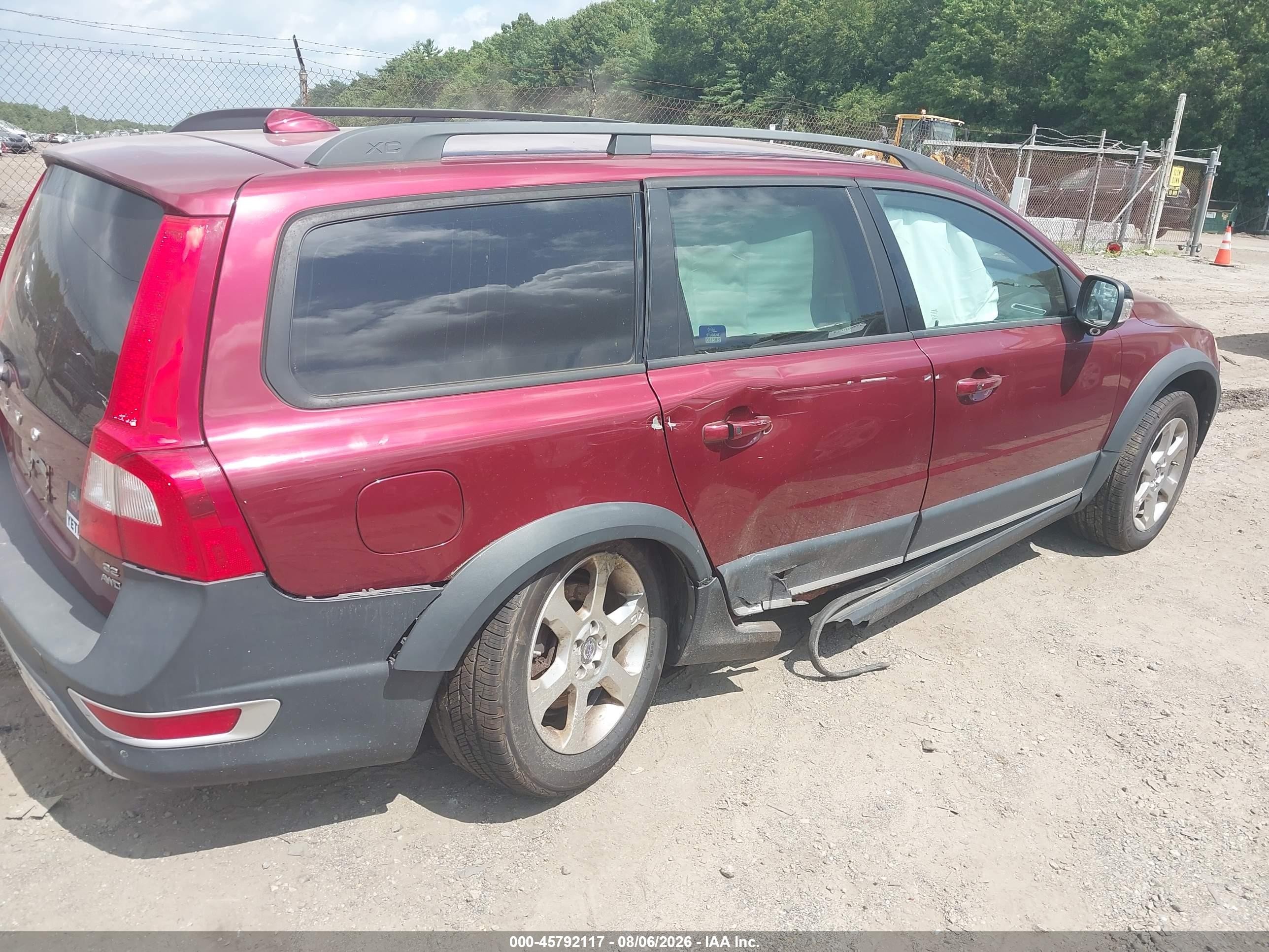 2008 Volvo Xc70 3.2 Maroon vin: YV4BZ982281004644