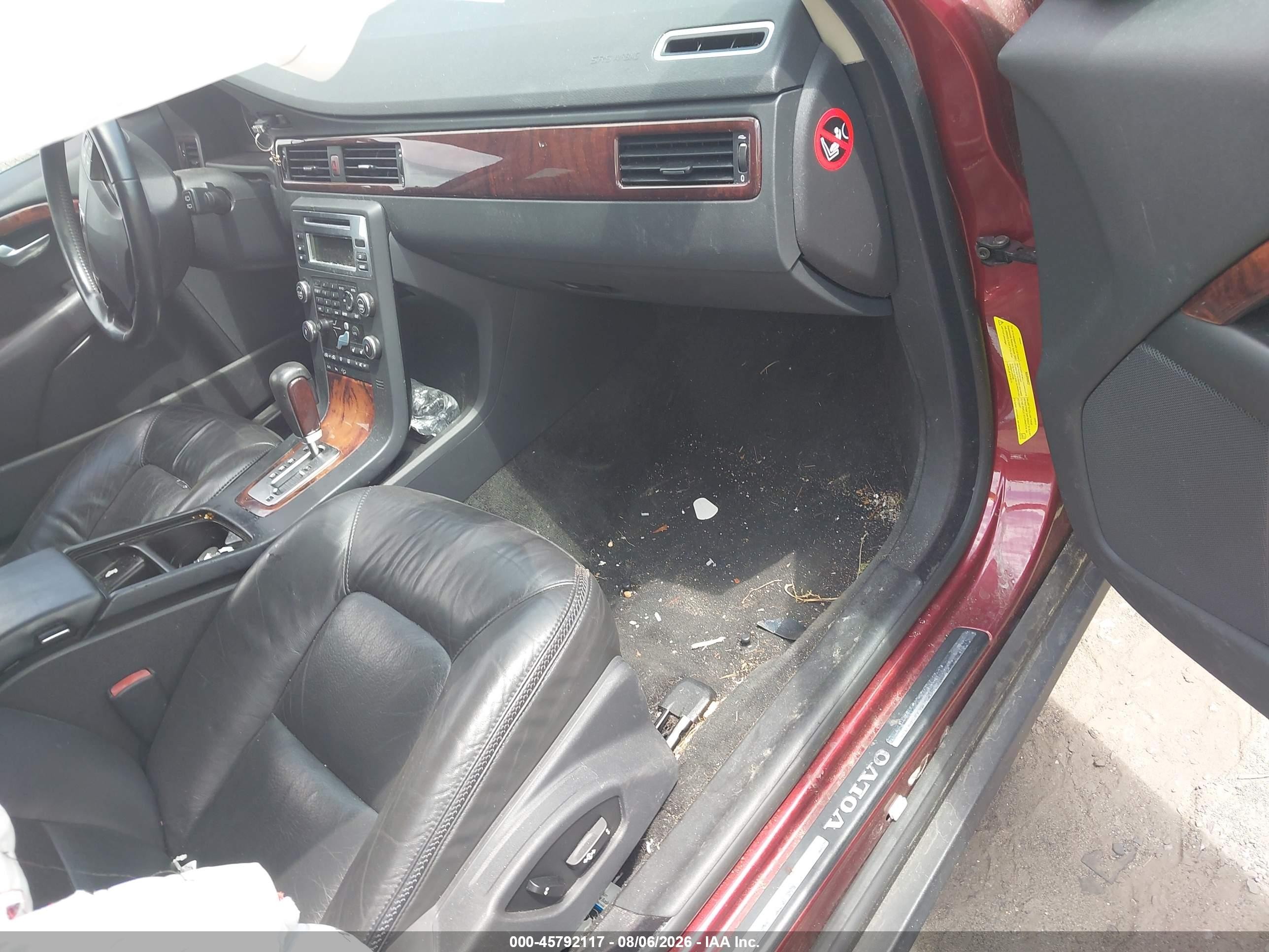 2008 Volvo Xc70 3.2 Maroon vin: YV4BZ982281004644