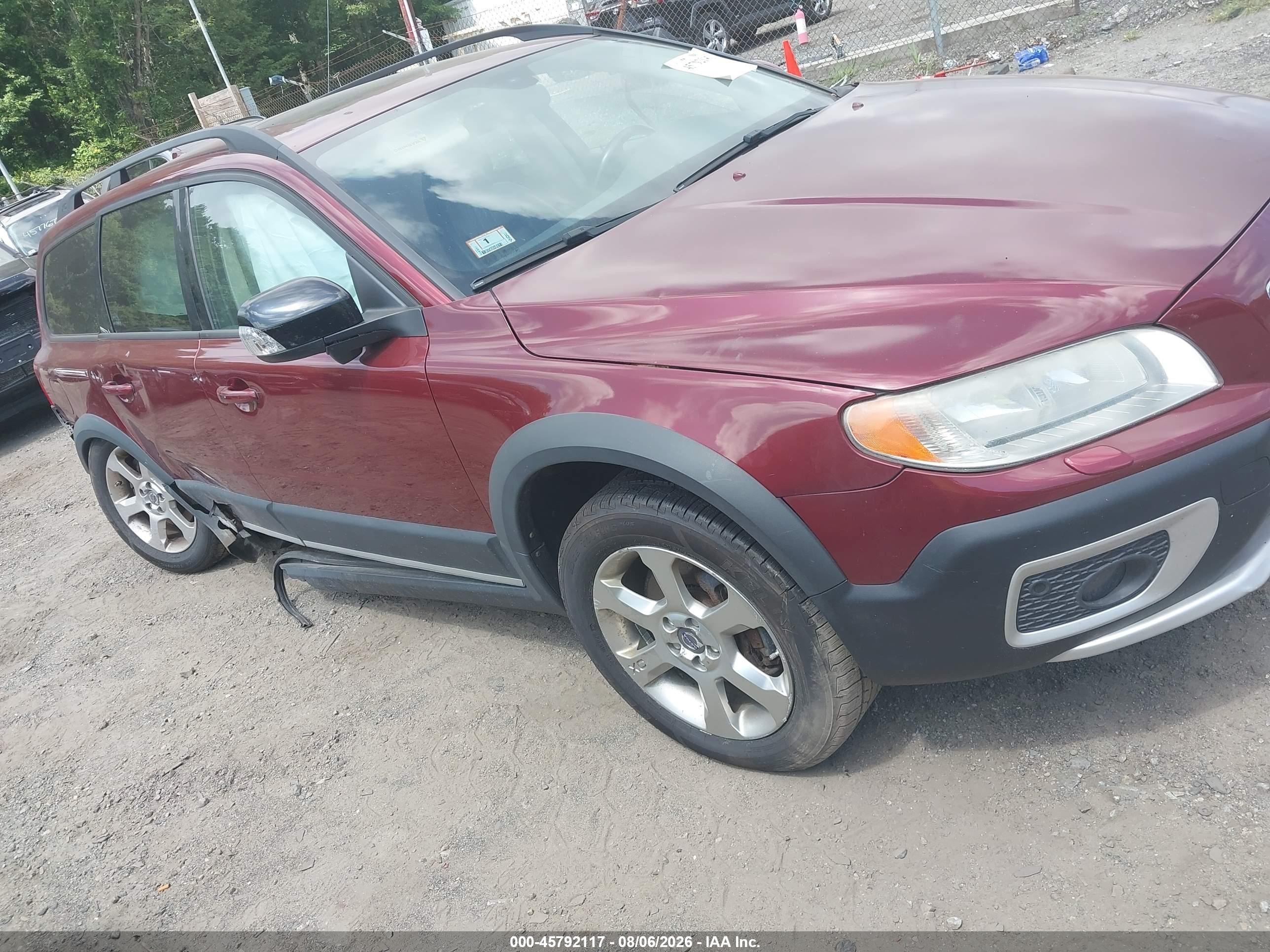 2008 Volvo Xc70 3.2 Maroon vin: YV4BZ982281004644
