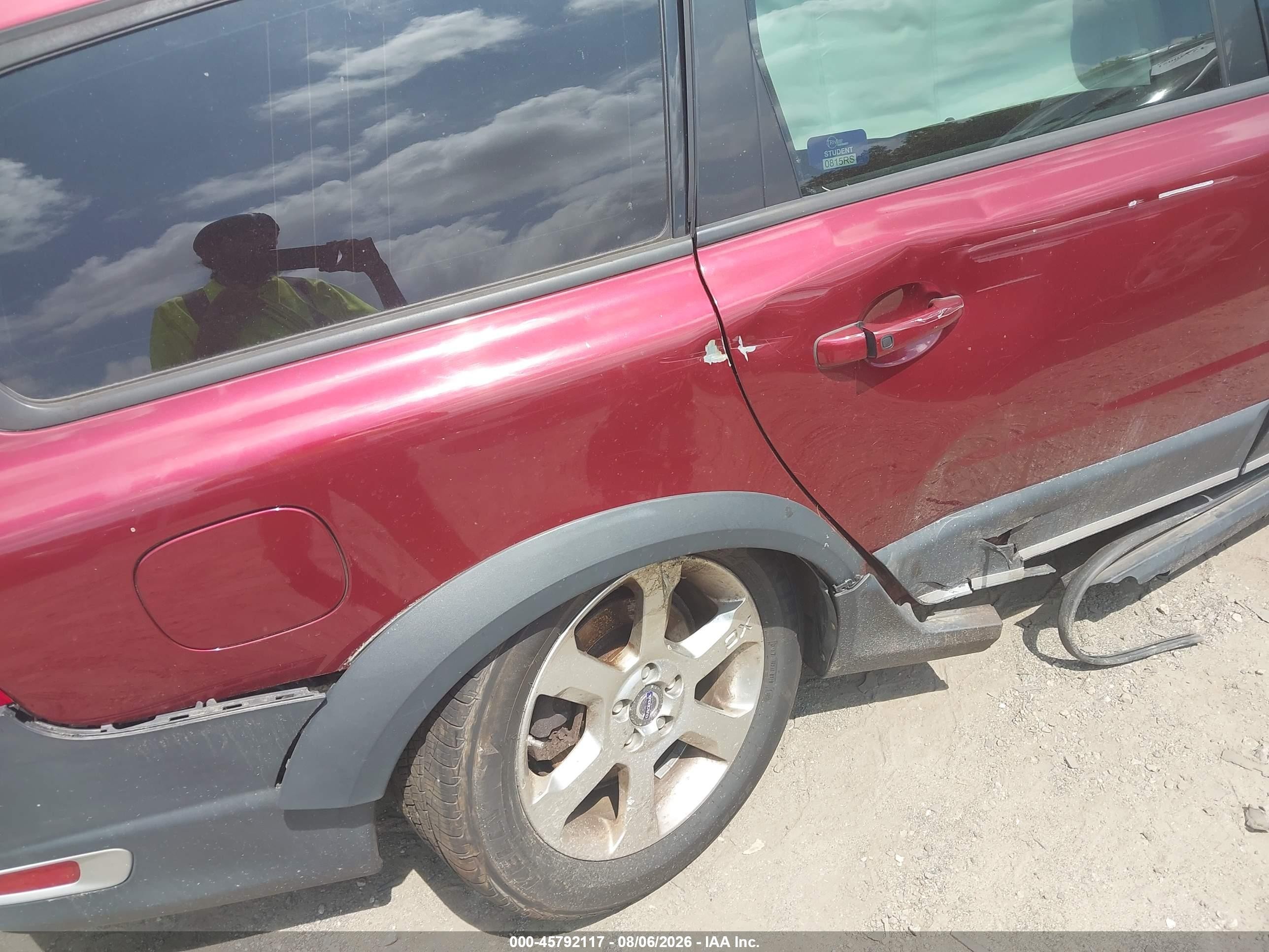 2008 Volvo Xc70 3.2 Maroon vin: YV4BZ982281004644