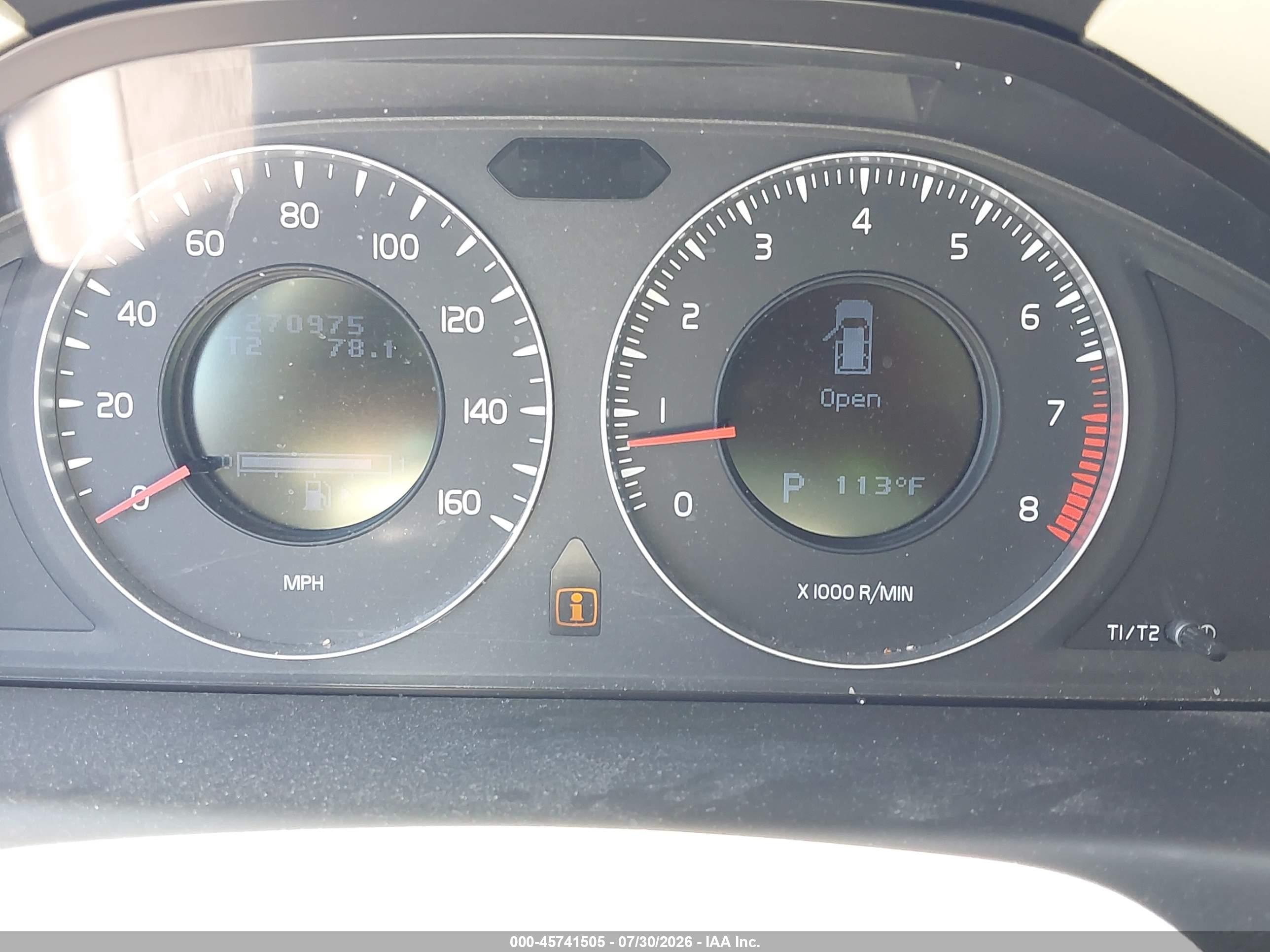 2008 Volvo Xc70 3.2 Blue vin: YV4BZ982281035537
