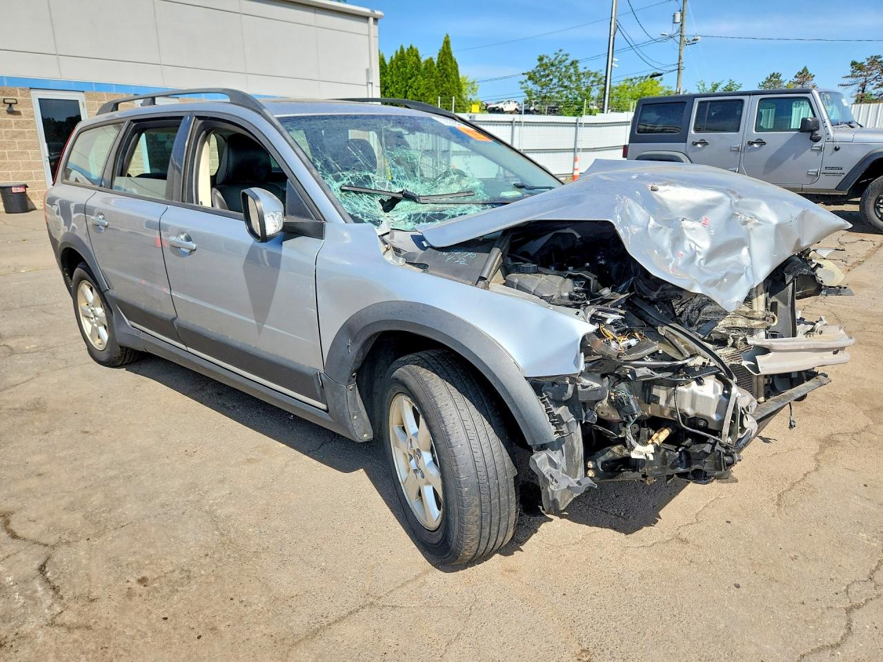 2008 Volvo Xc70 Silver vin: YV4BZ982381015877