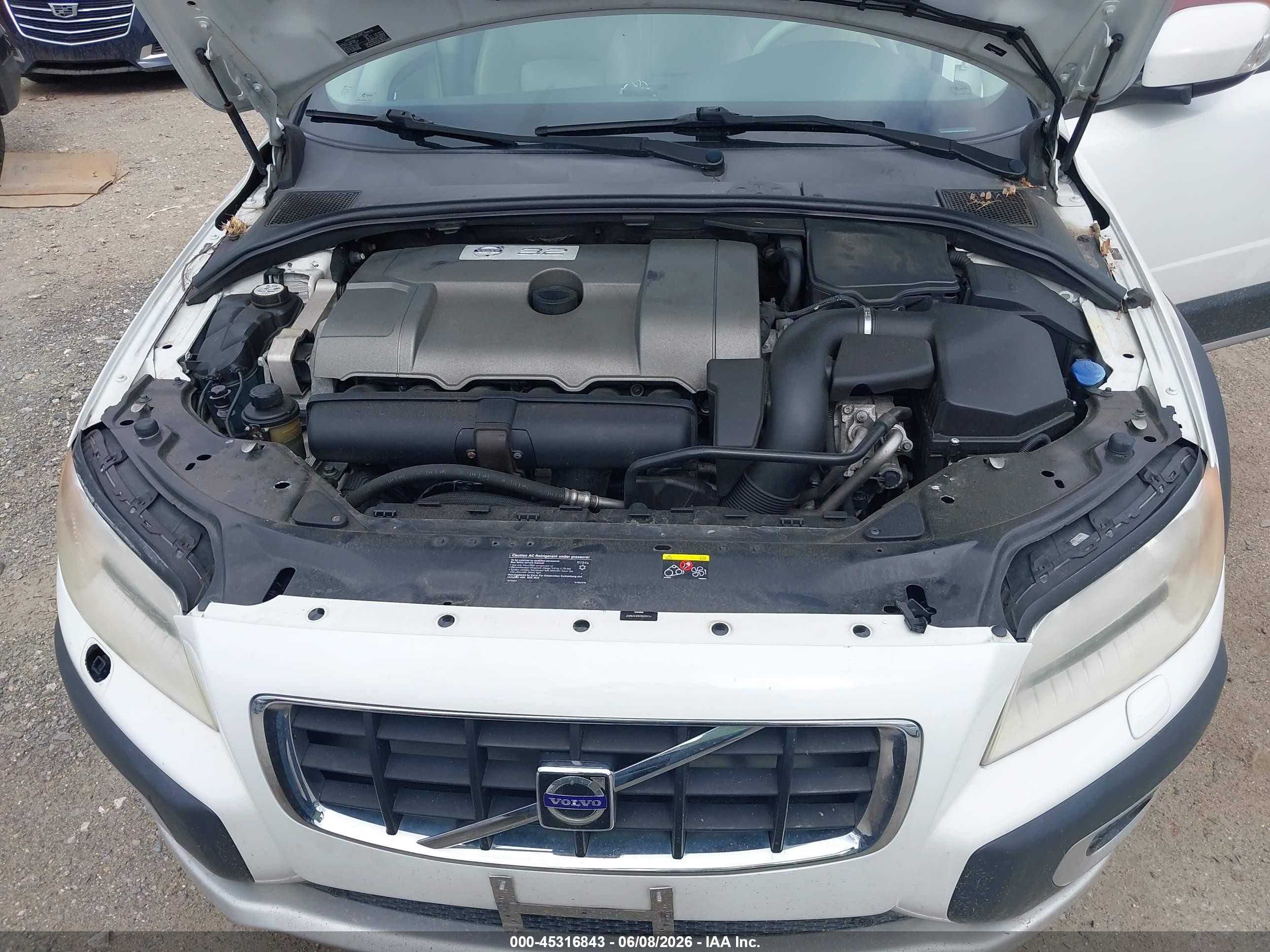 2008 Volvo Xc70 3.2 White vin: YV4BZ982681018837