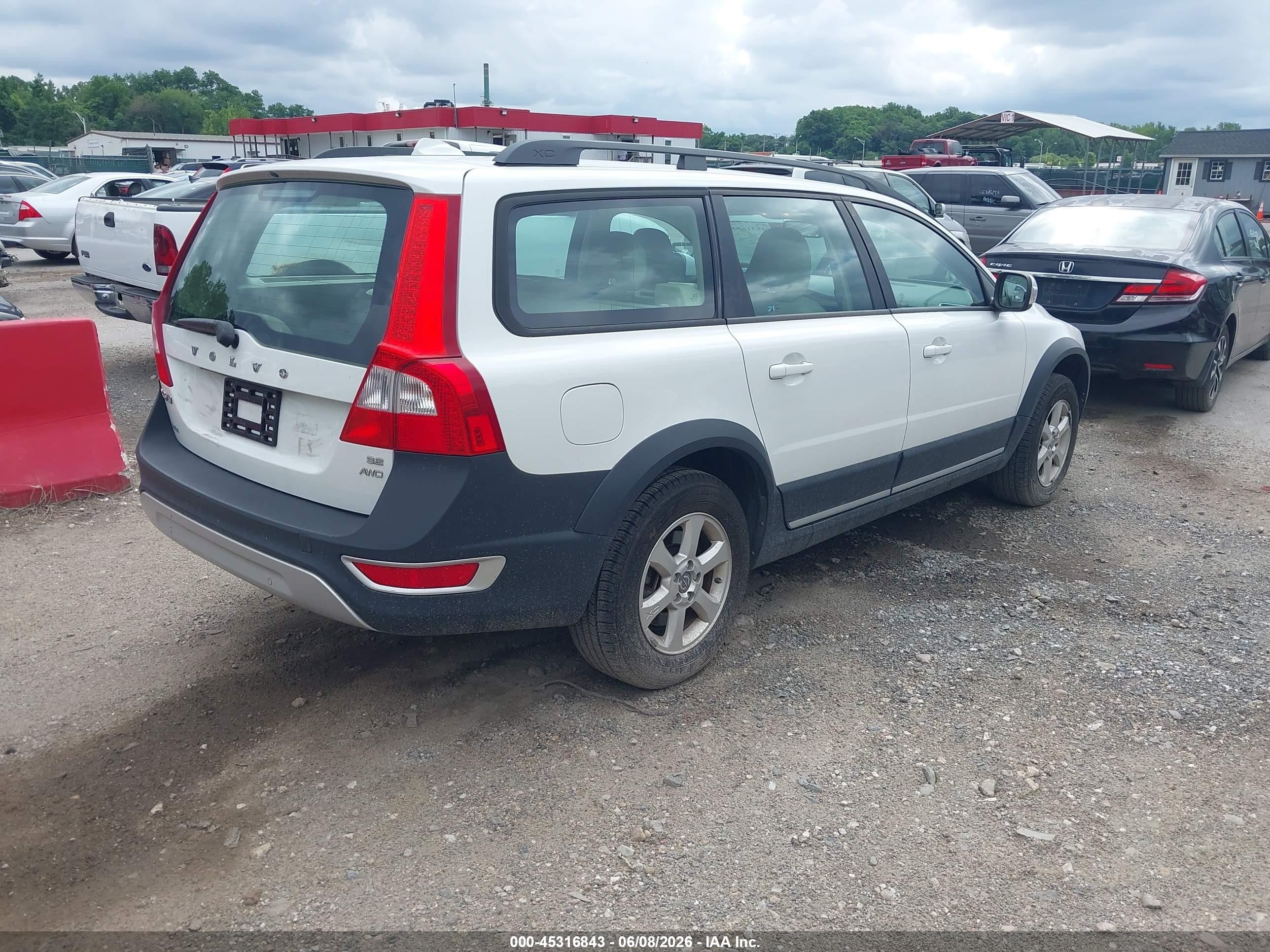 2008 Volvo Xc70 3.2 White vin: YV4BZ982681018837