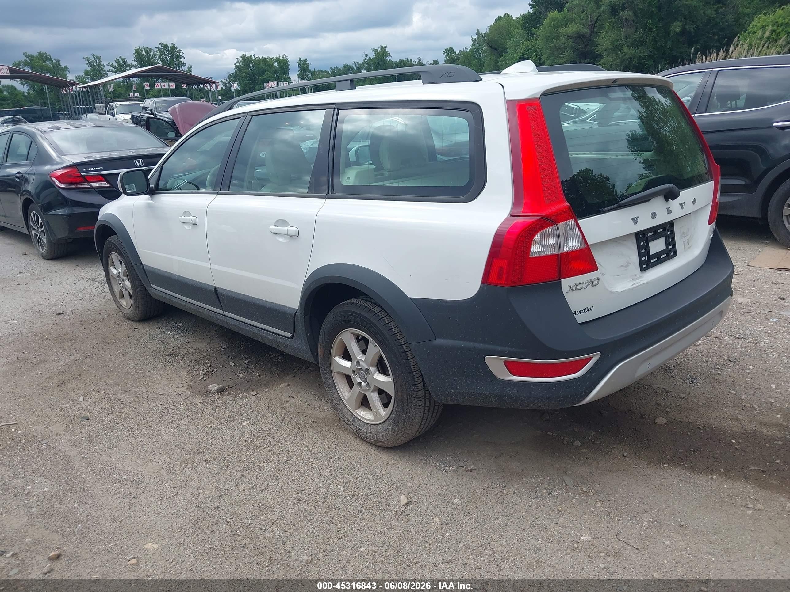 2008 Volvo Xc70 3.2 White vin: YV4BZ982681018837
