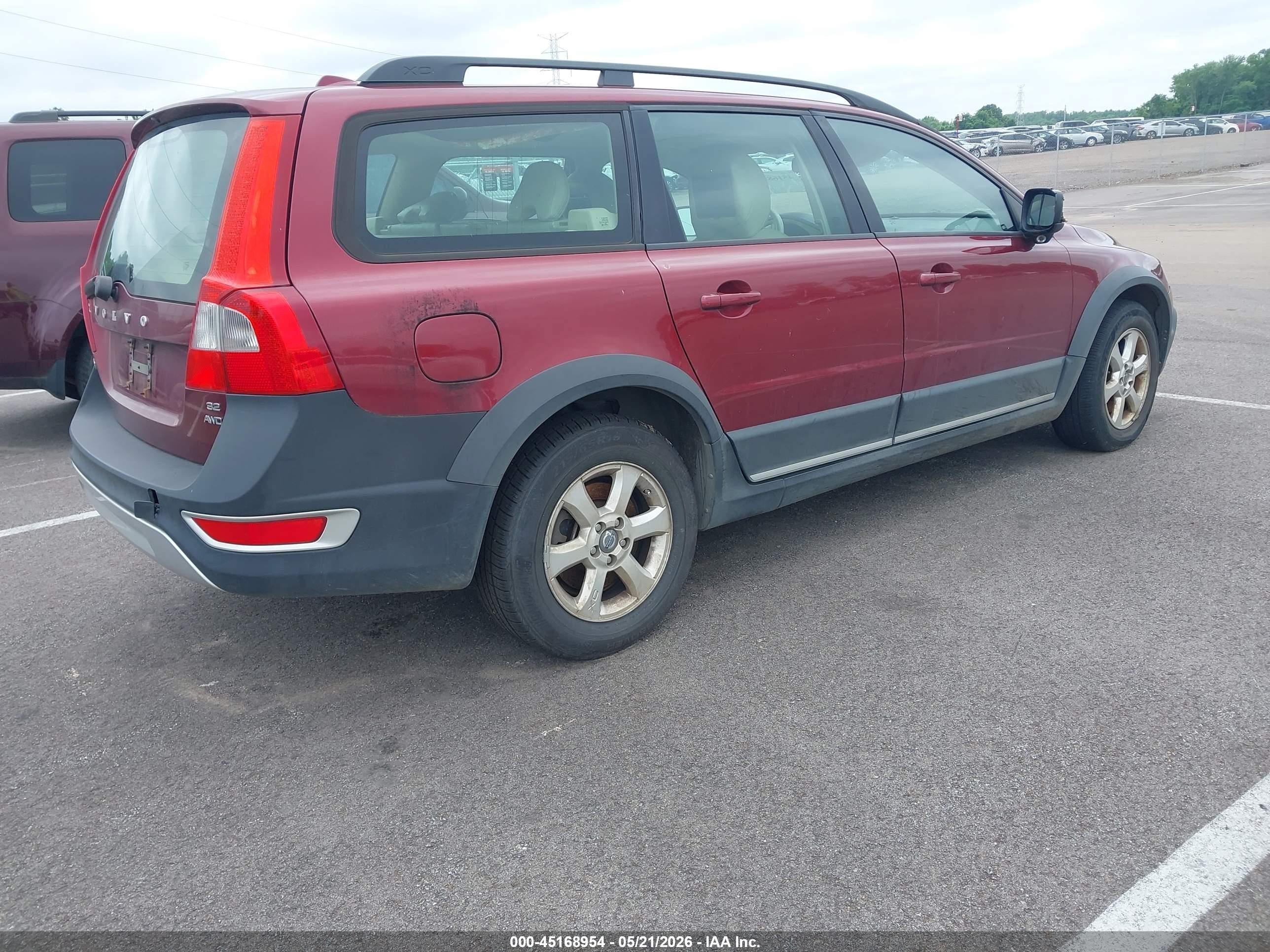 2008 Volvo Xc70 3.2 Red vin: YV4BZ982881012389