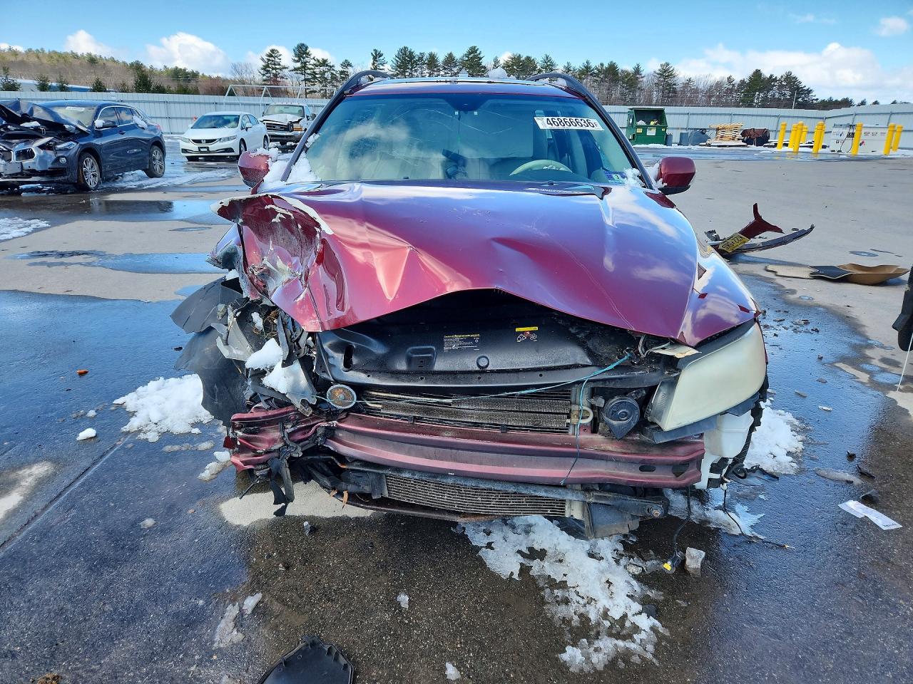 2008 Volvo V70 Maroon vin: YV4BZ982X81015228