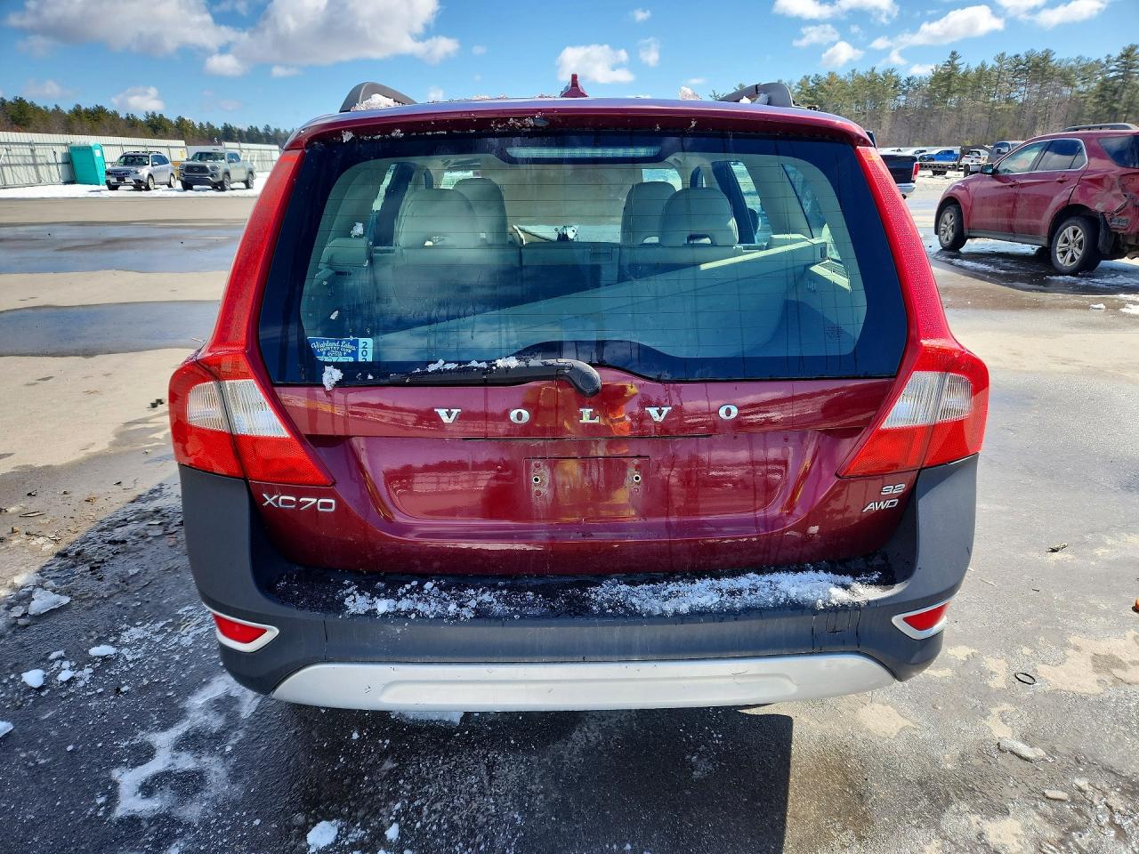2008 Volvo V70 Maroon vin: YV4BZ982X81015228