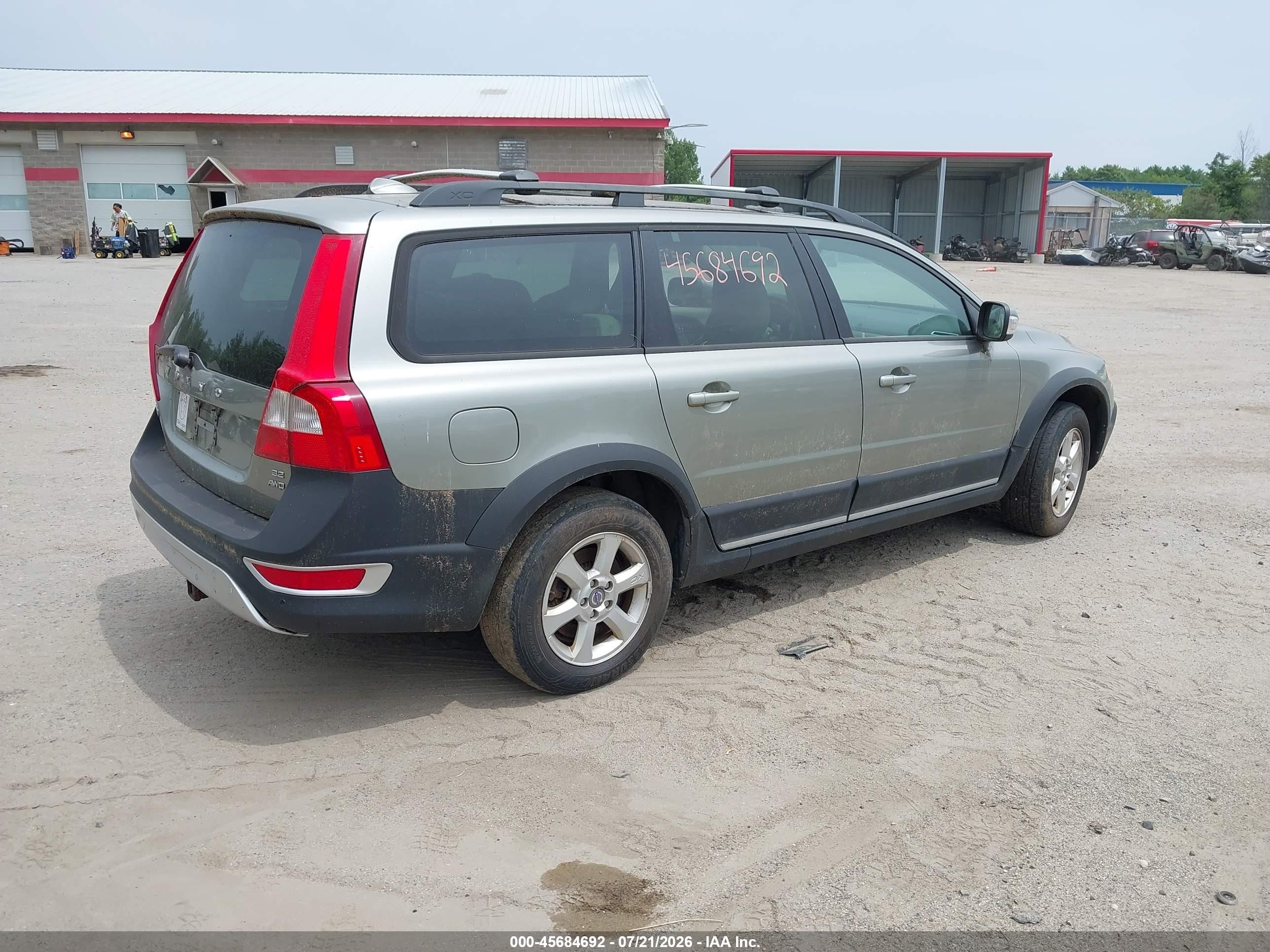 2008 Volvo Xc70 3.2 Gray vin: YV4BZ982X81038265