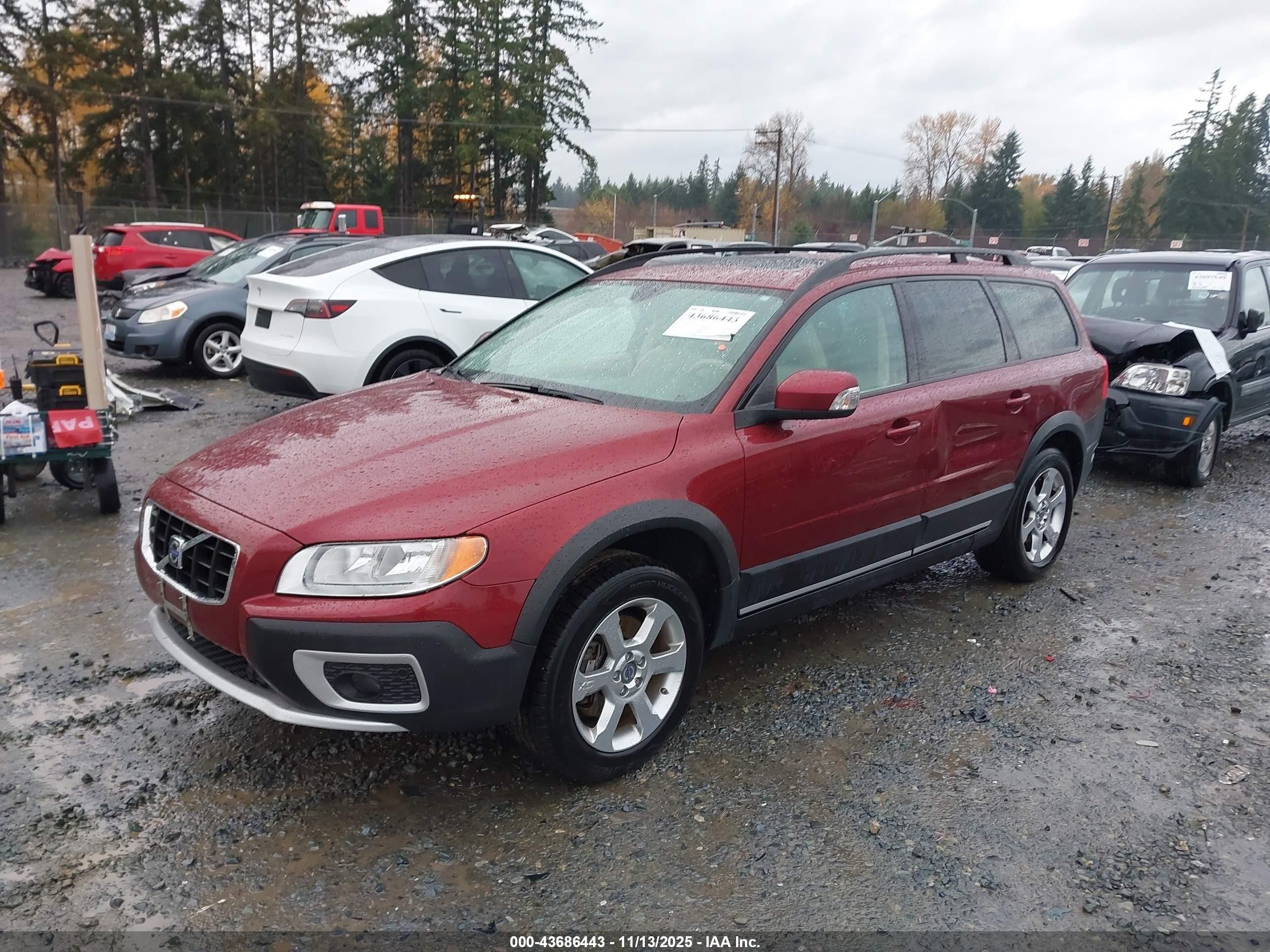 2009 Volvo Xc70 3.2 Burgundy vin: YV4BZ982X91064267