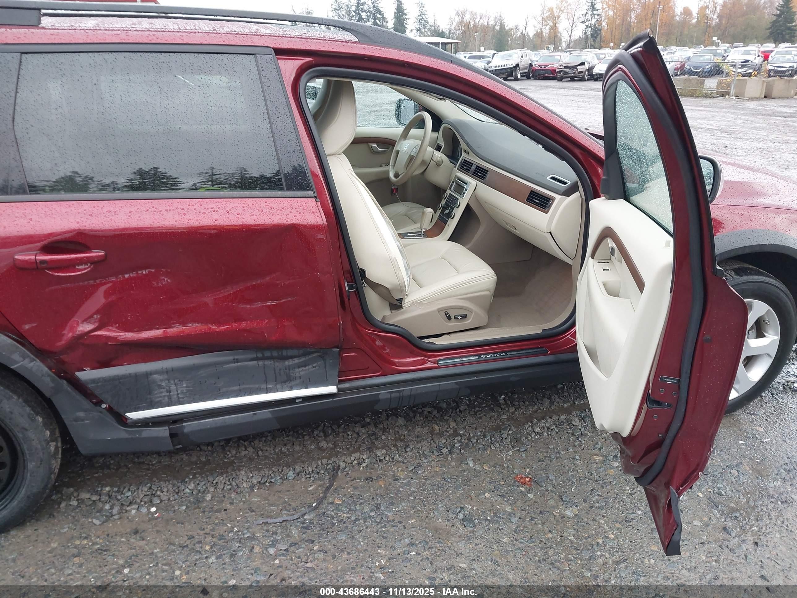 2009 Volvo Xc70 3.2 Burgundy vin: YV4BZ982X91064267