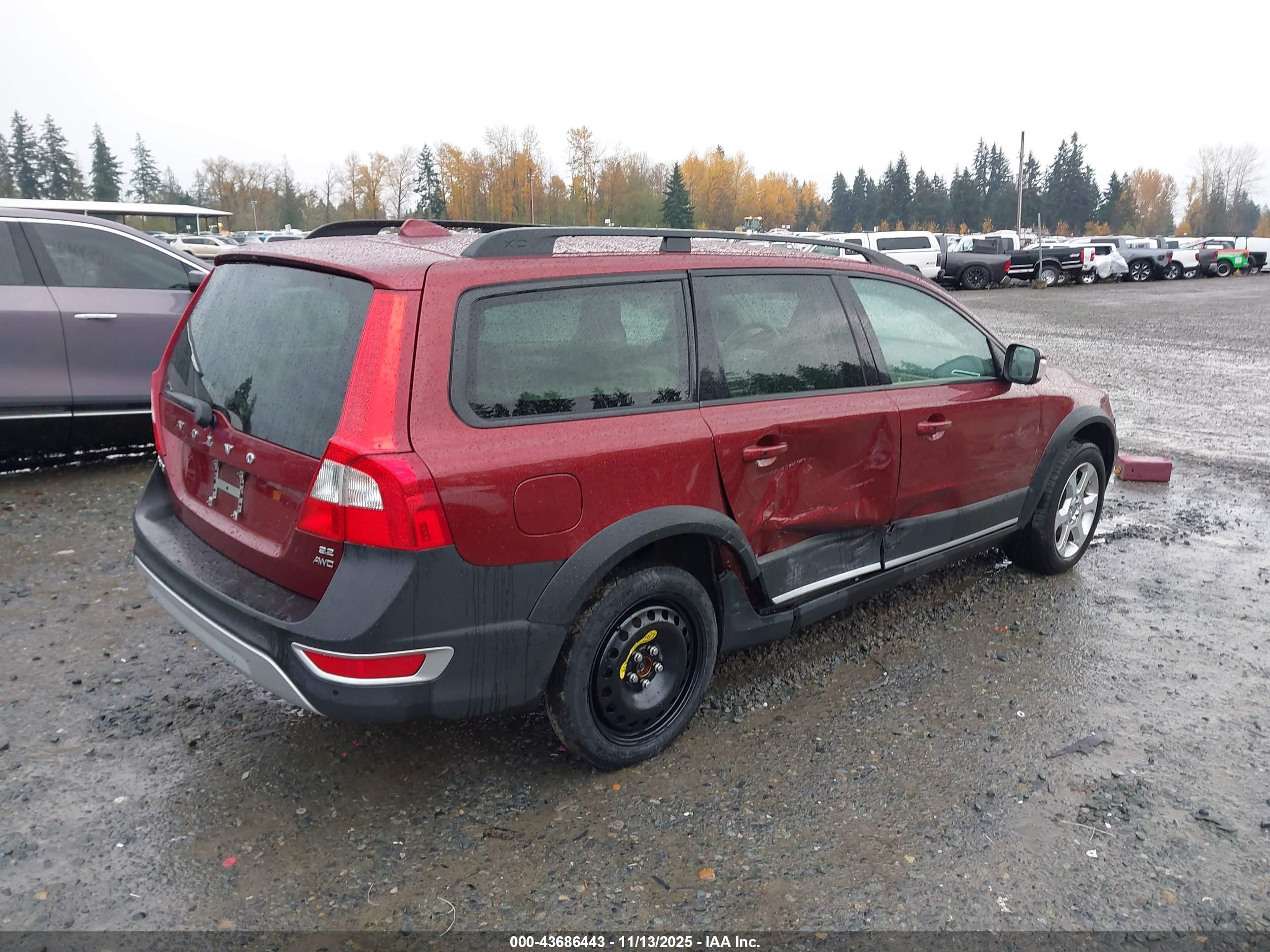 2009 Volvo Xc70 3.2 Burgundy vin: YV4BZ982X91064267