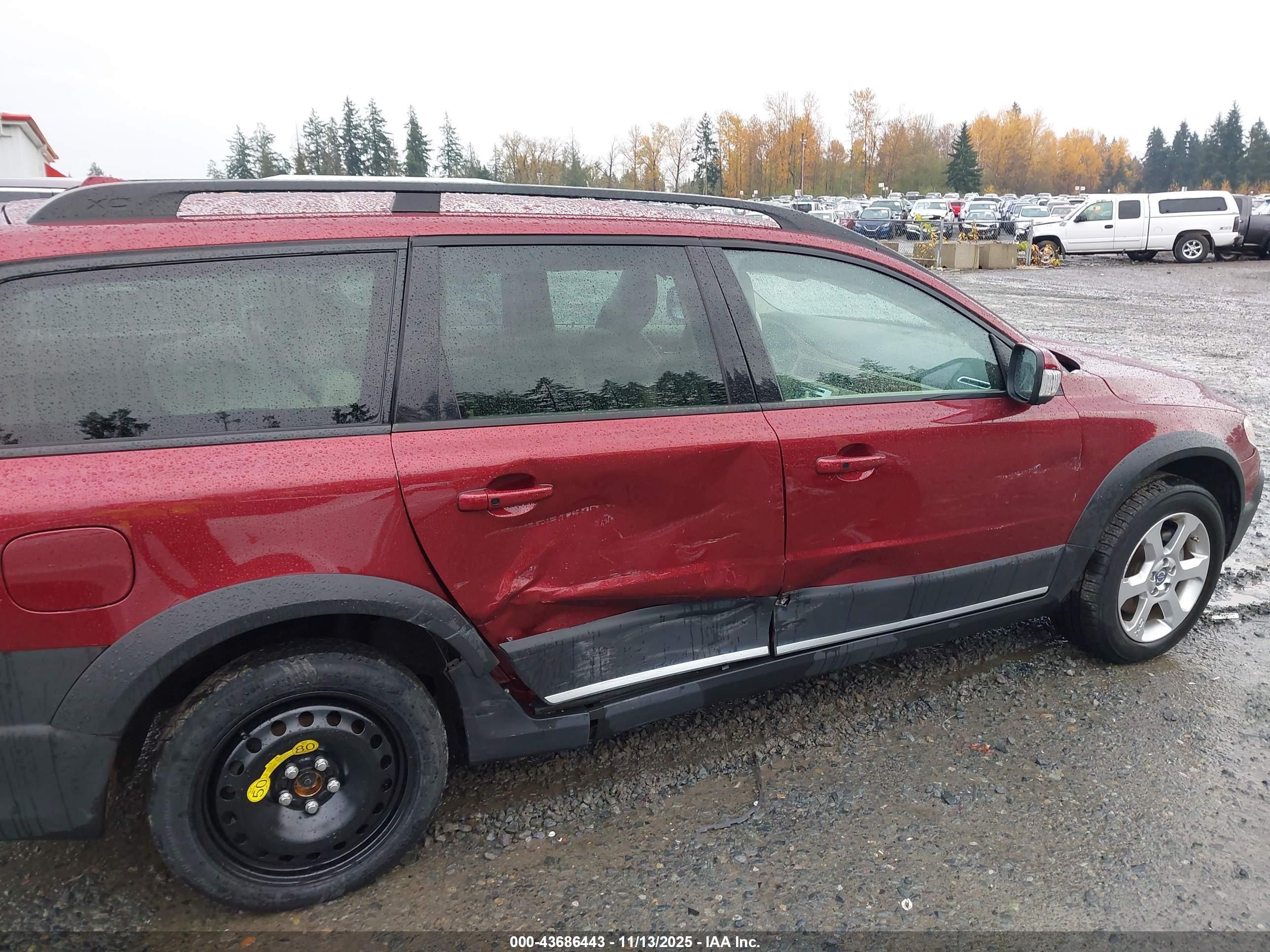 2009 Volvo Xc70 3.2 Burgundy vin: YV4BZ982X91064267