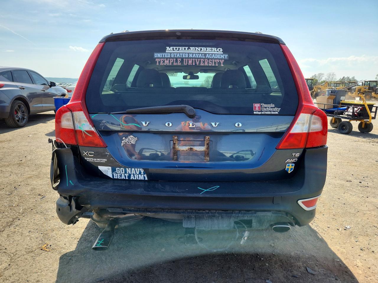 2009 Volvo Xc70 T6 Blue vin: YV4BZ992491056731