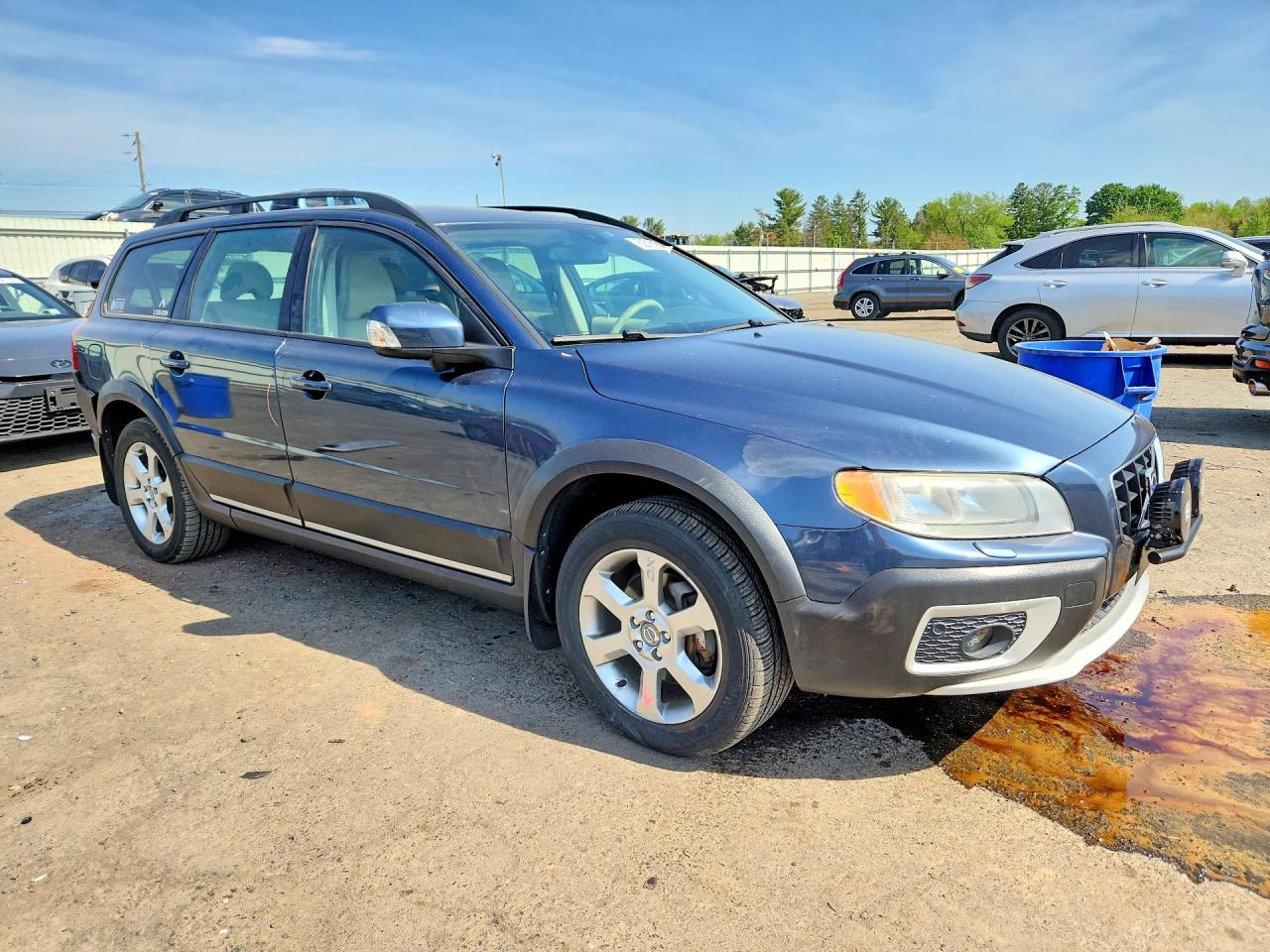 2009 Volvo Xc70 T6 Blue vin: YV4BZ992491056731