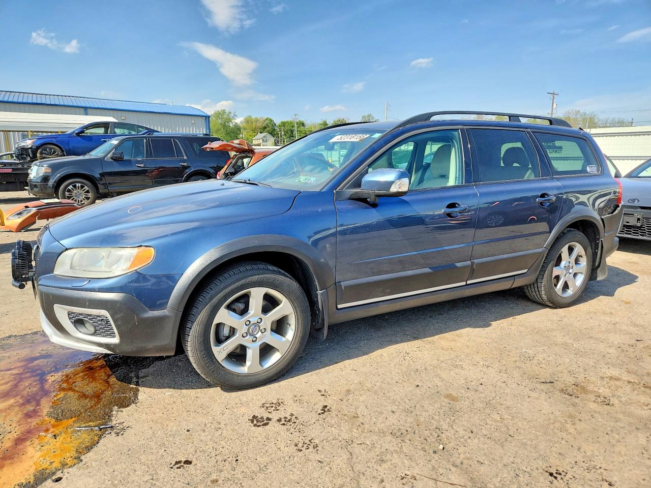 2009 Volvo Xc70 T6 Blue vin: YV4BZ992491056731