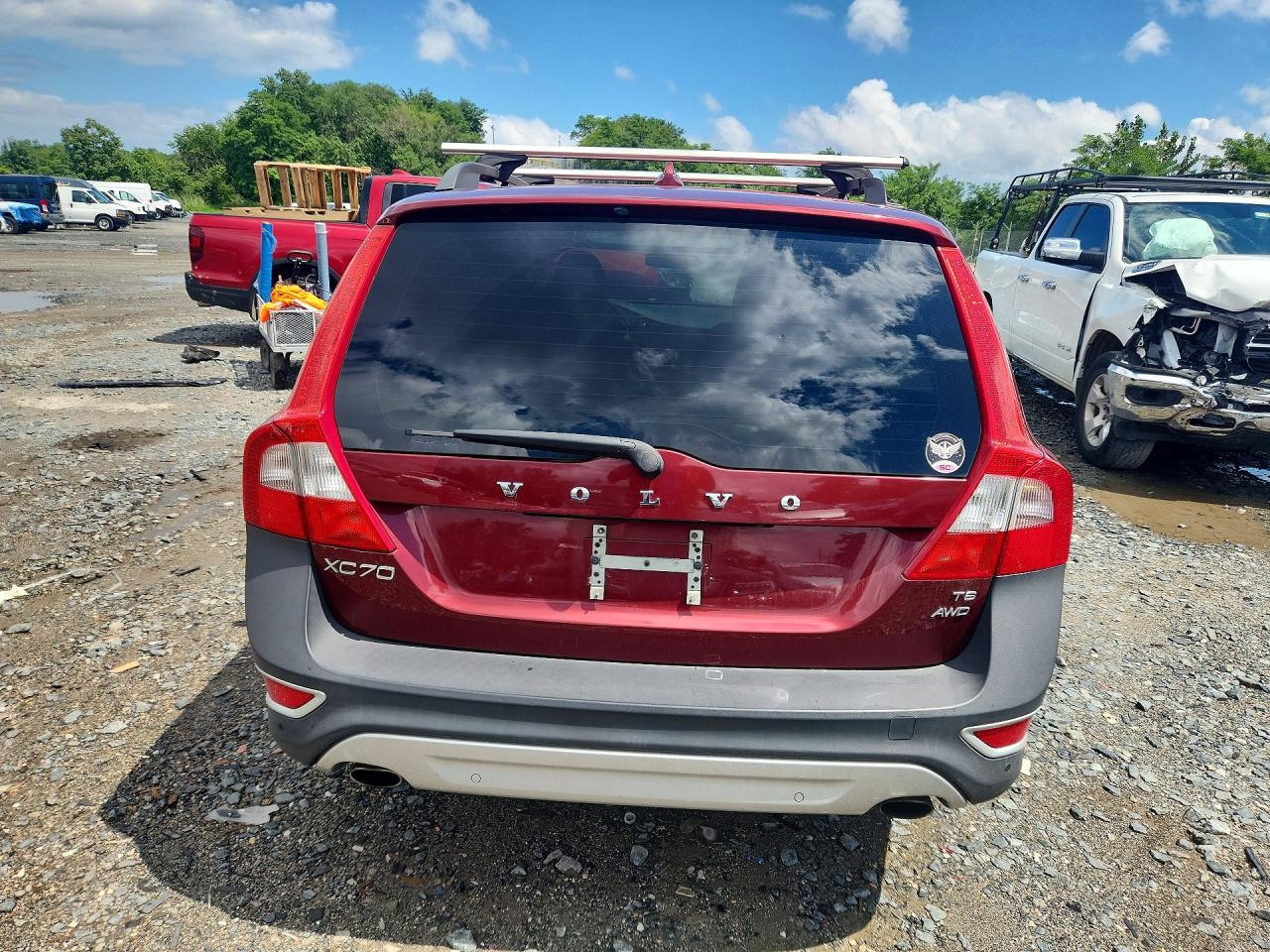 2009 Volvo Xc70 T6 Бордовый vin: YV4BZ992991050200