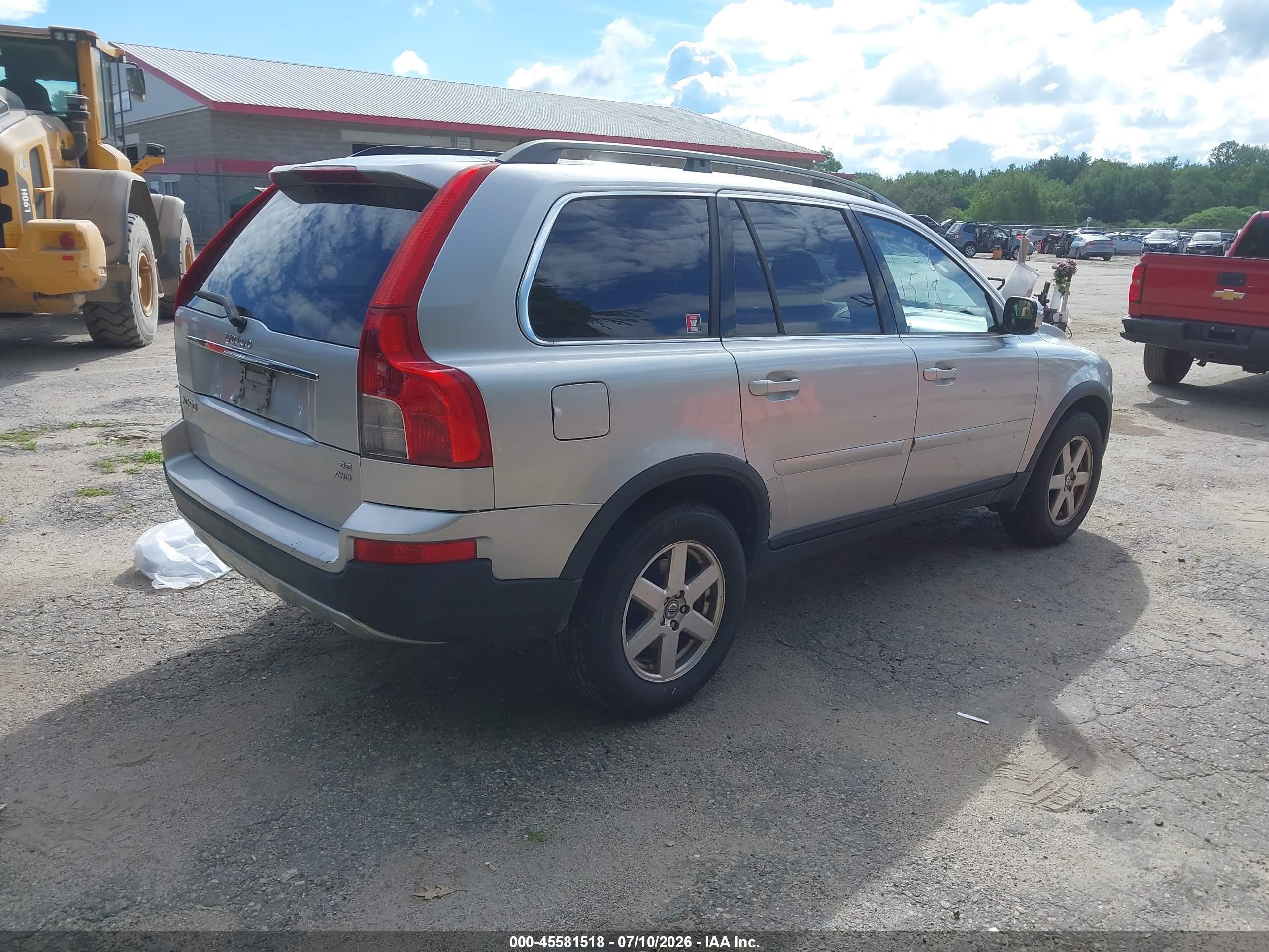 2007 Volvo Xc90 3.2 Silver vin: YV4CM982171347396