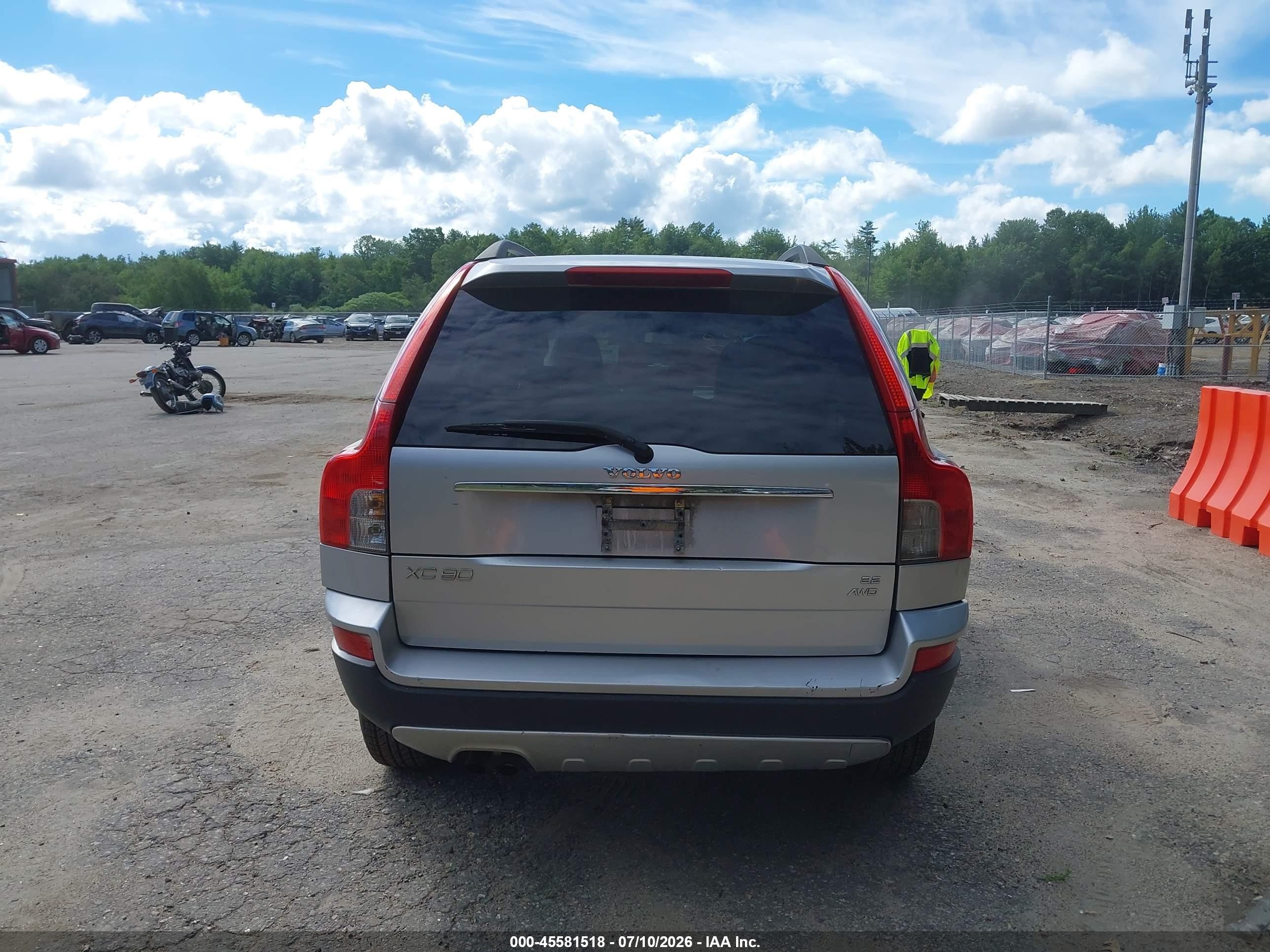 2007 Volvo Xc90 3.2 Silver vin: YV4CM982171347396