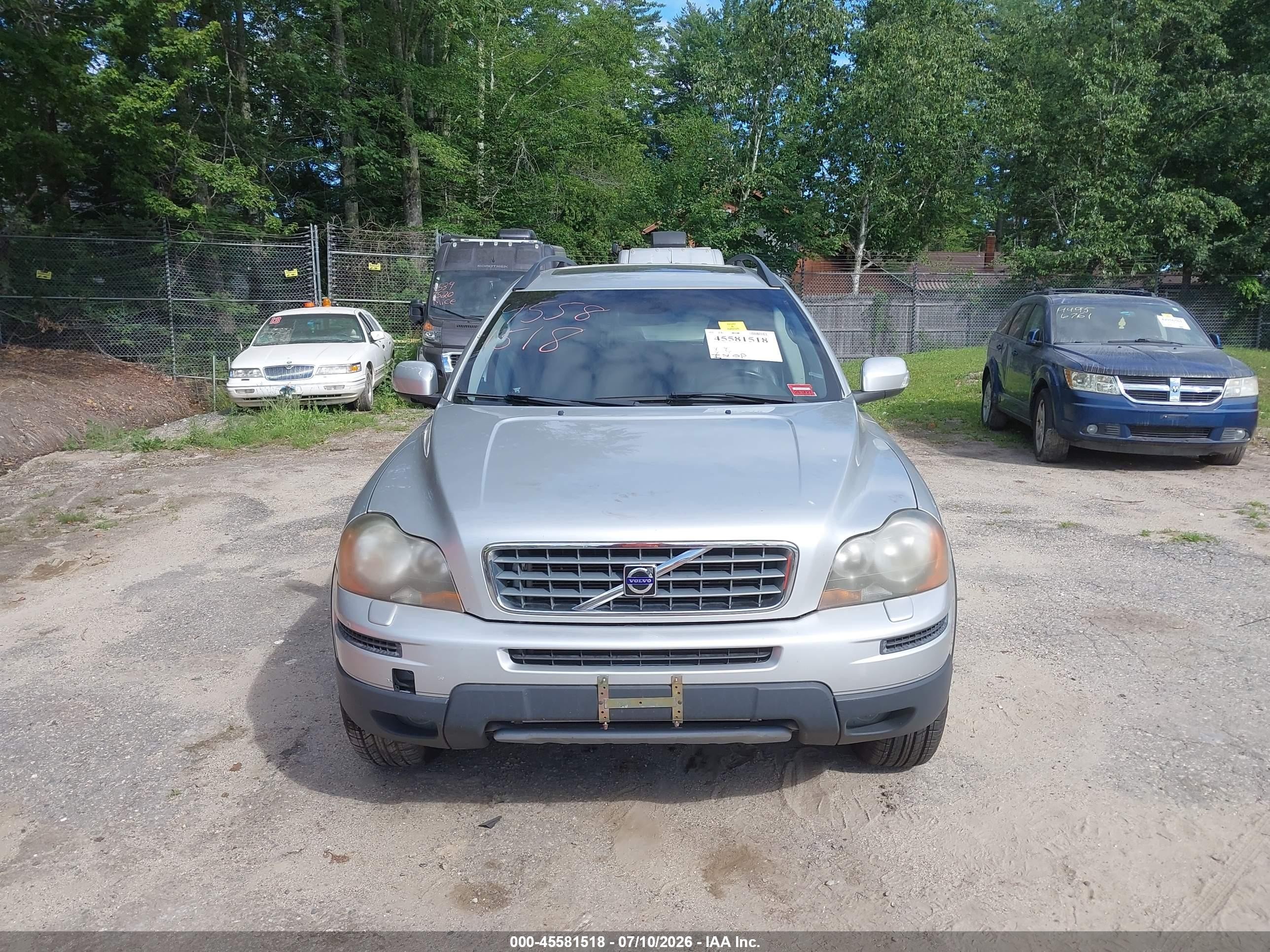 2007 Volvo Xc90 3.2 Silver vin: YV4CM982171347396