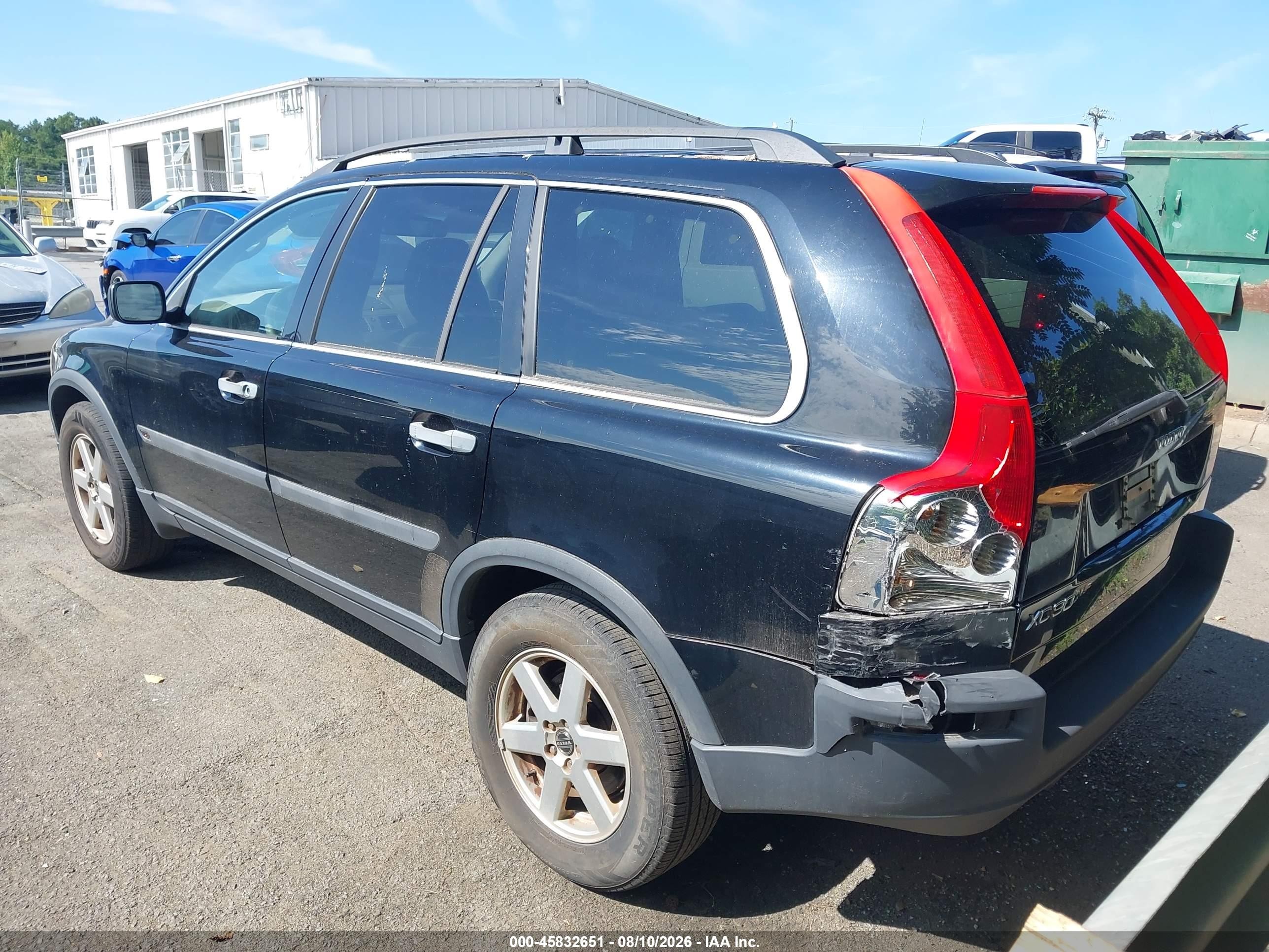 2006 Volvo Xc90 2.5t Black vin: YV4CN592561242797