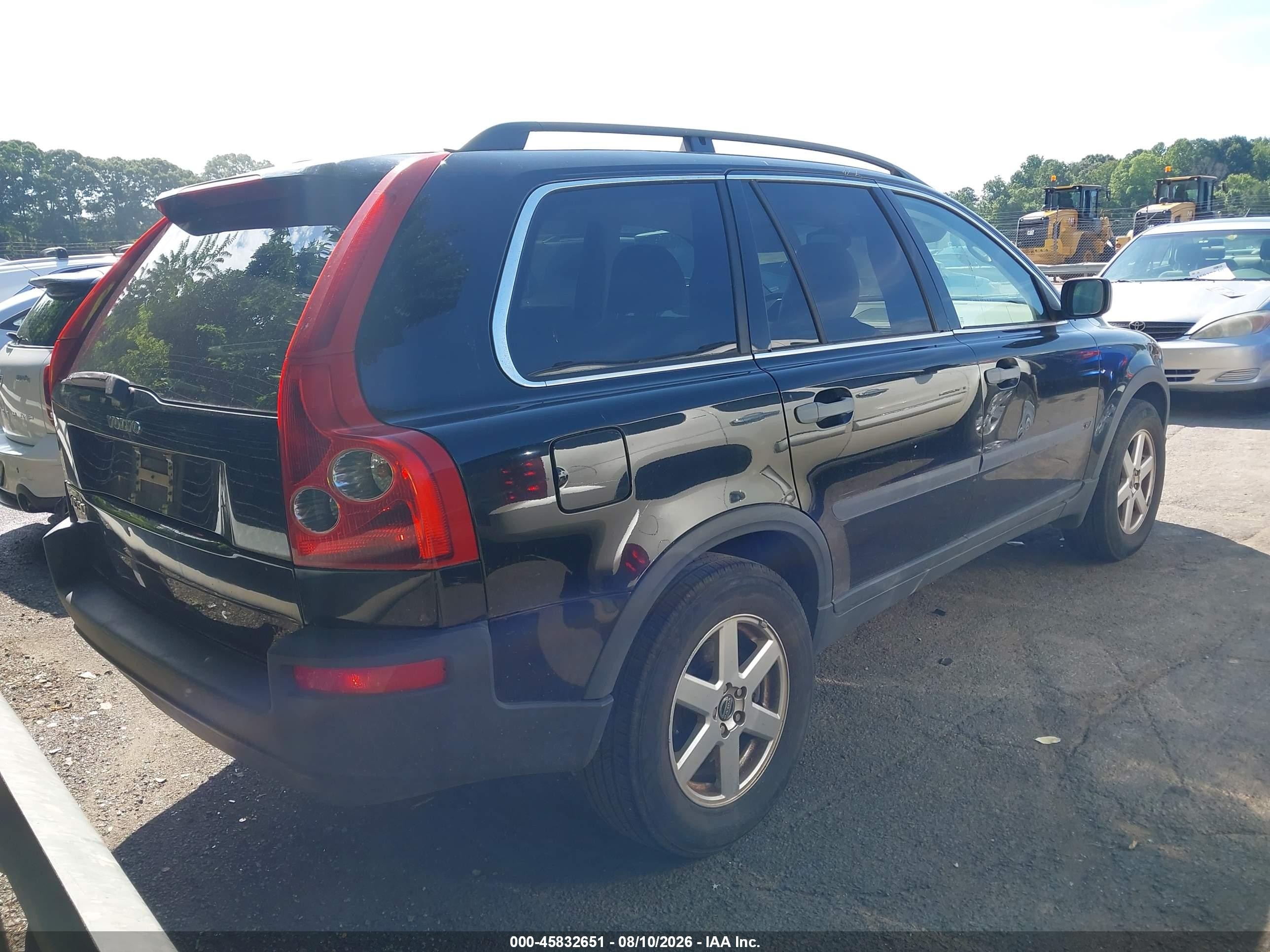 2006 Volvo Xc90 2.5t Black vin: YV4CN592561242797
