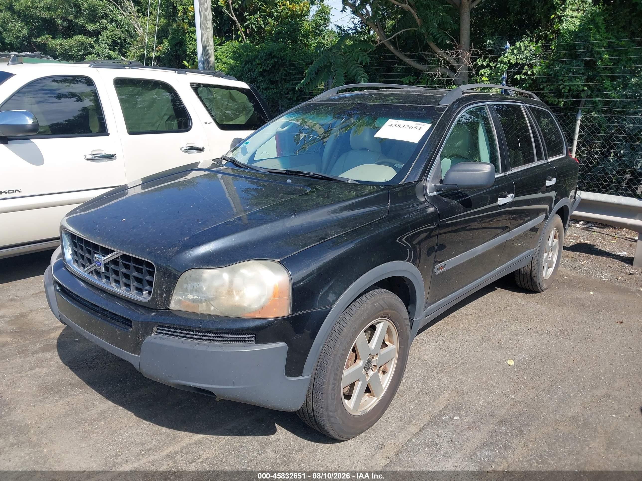 2006 Volvo Xc90 2.5t Black vin: YV4CN592561242797