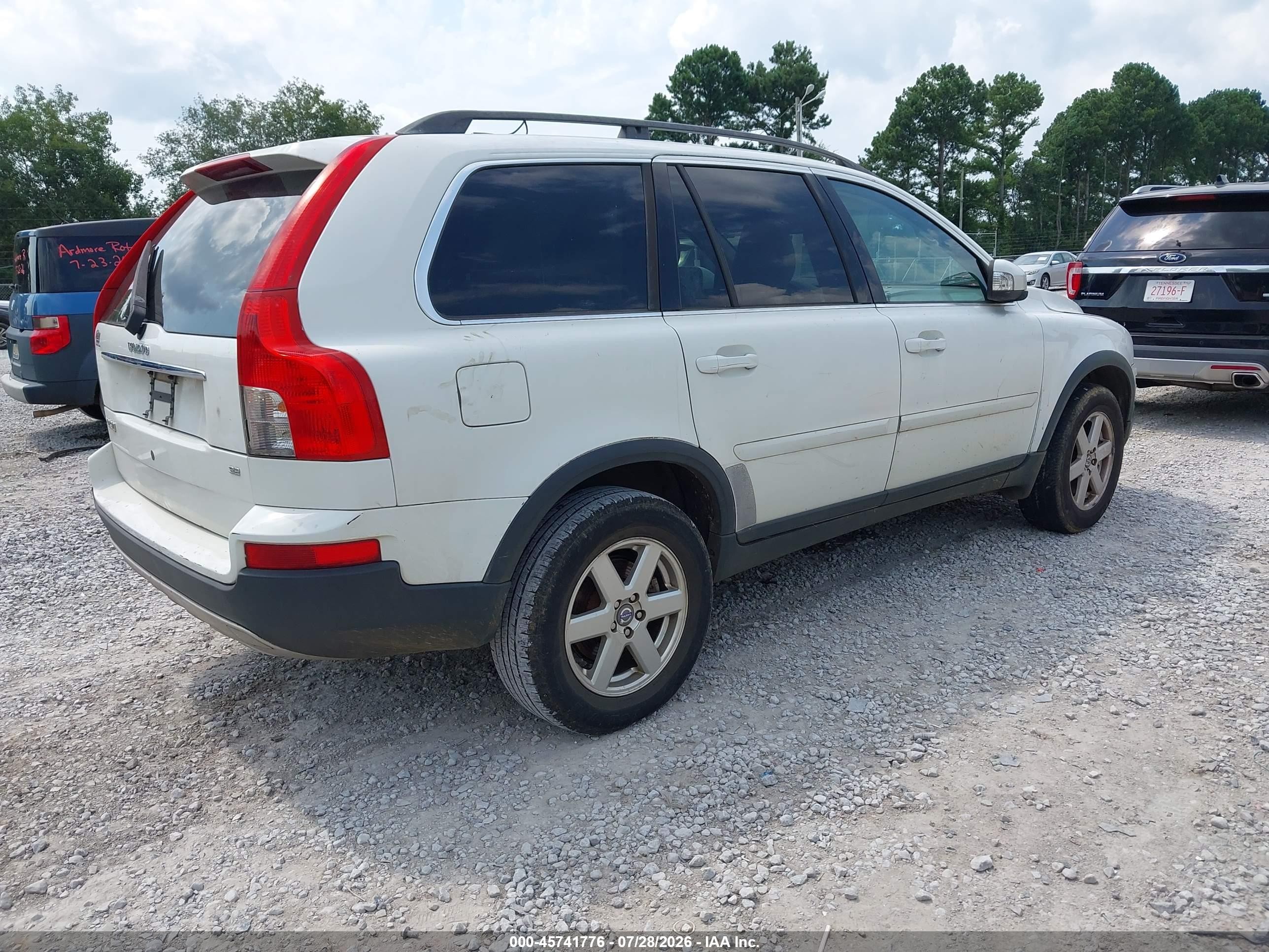 2007 Volvo Xc90 3.2 Белый vin: YV4CN982571382780
