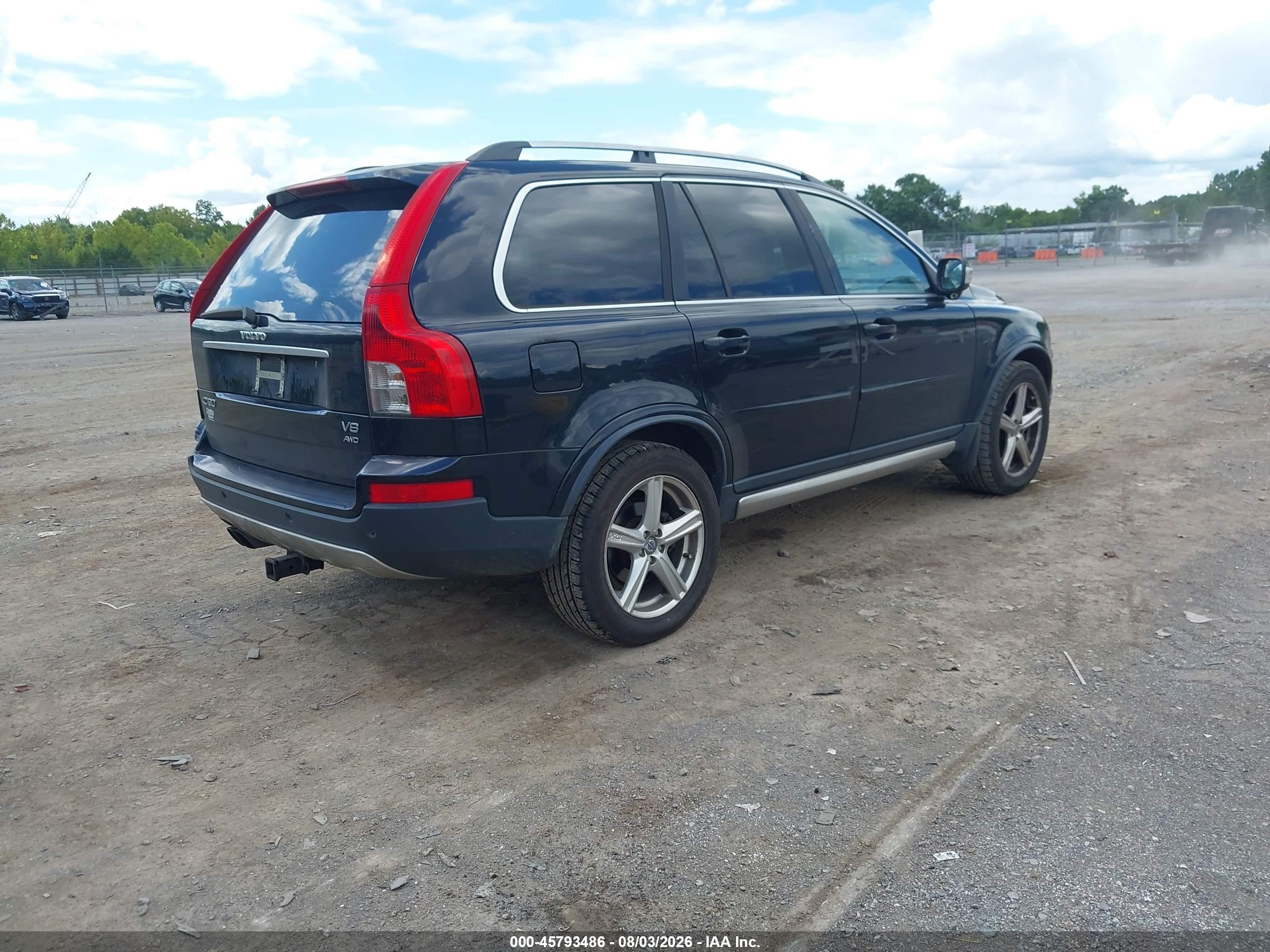 2008 Volvo Xc90 V8 Sport Black vin: YV4CT852581436231