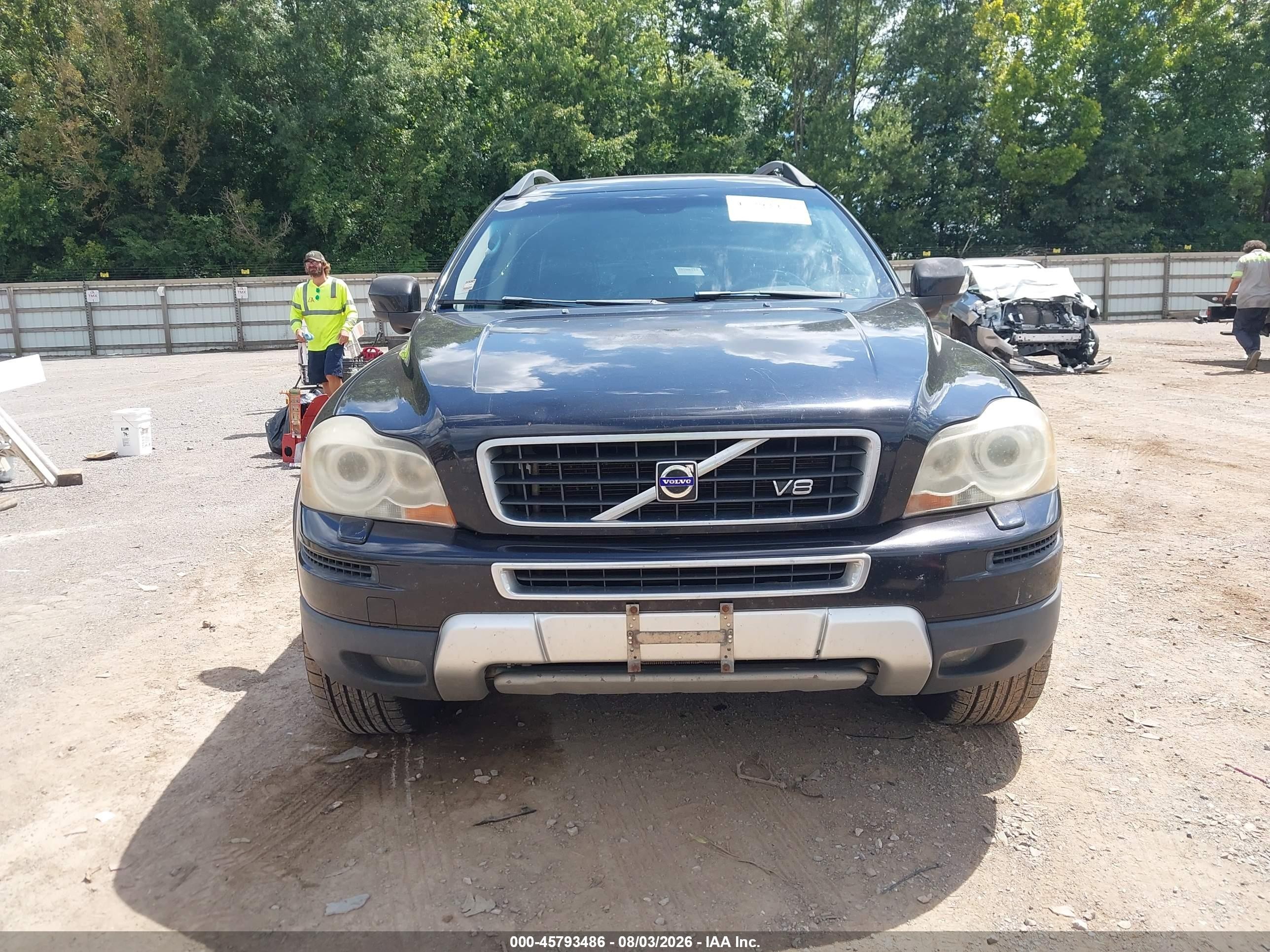 2008 Volvo Xc90 V8 Sport Black vin: YV4CT852581436231
