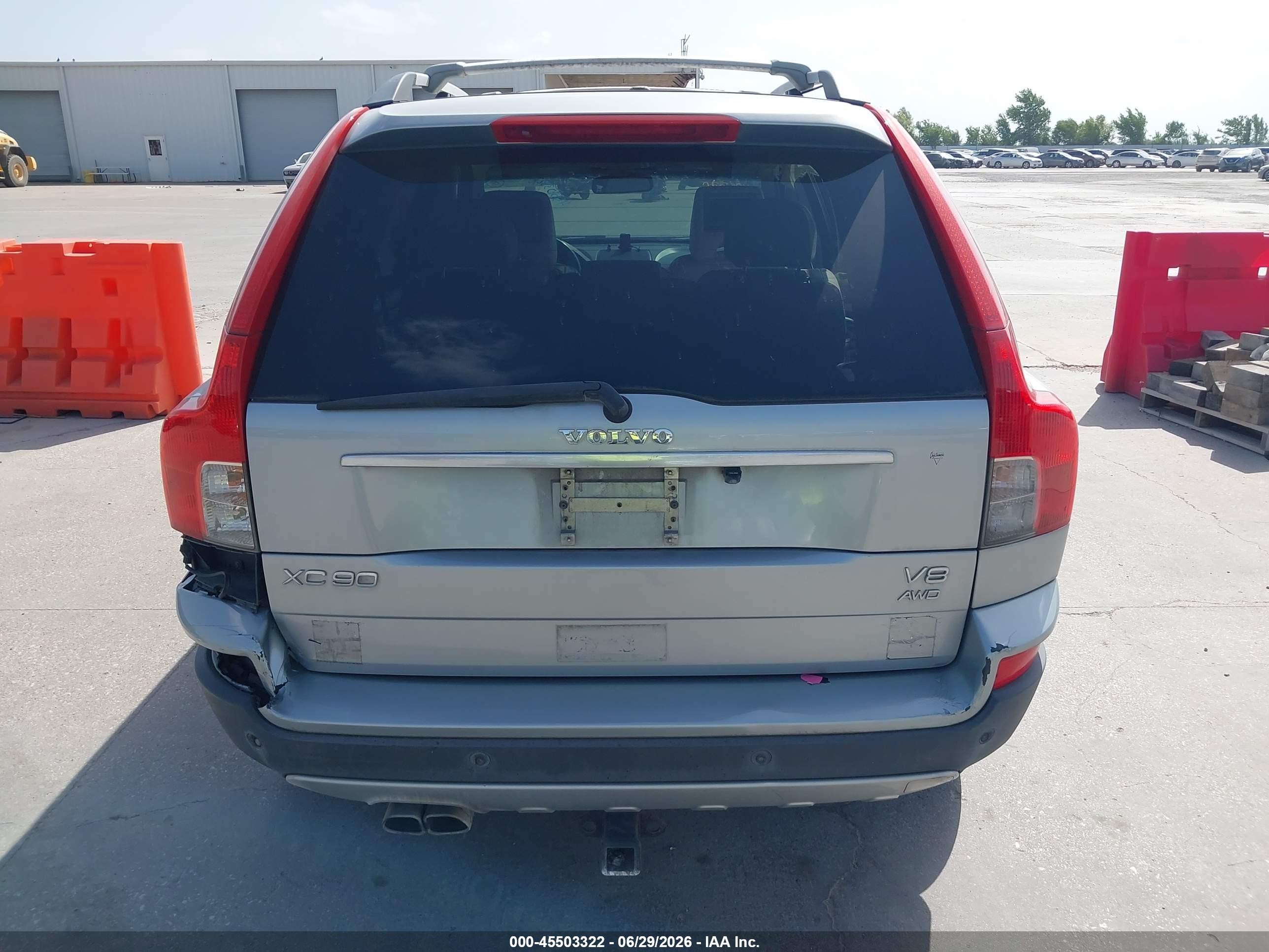2008 Volvo Xc90 V8 Sport Silver vin: YV4CT852681437288