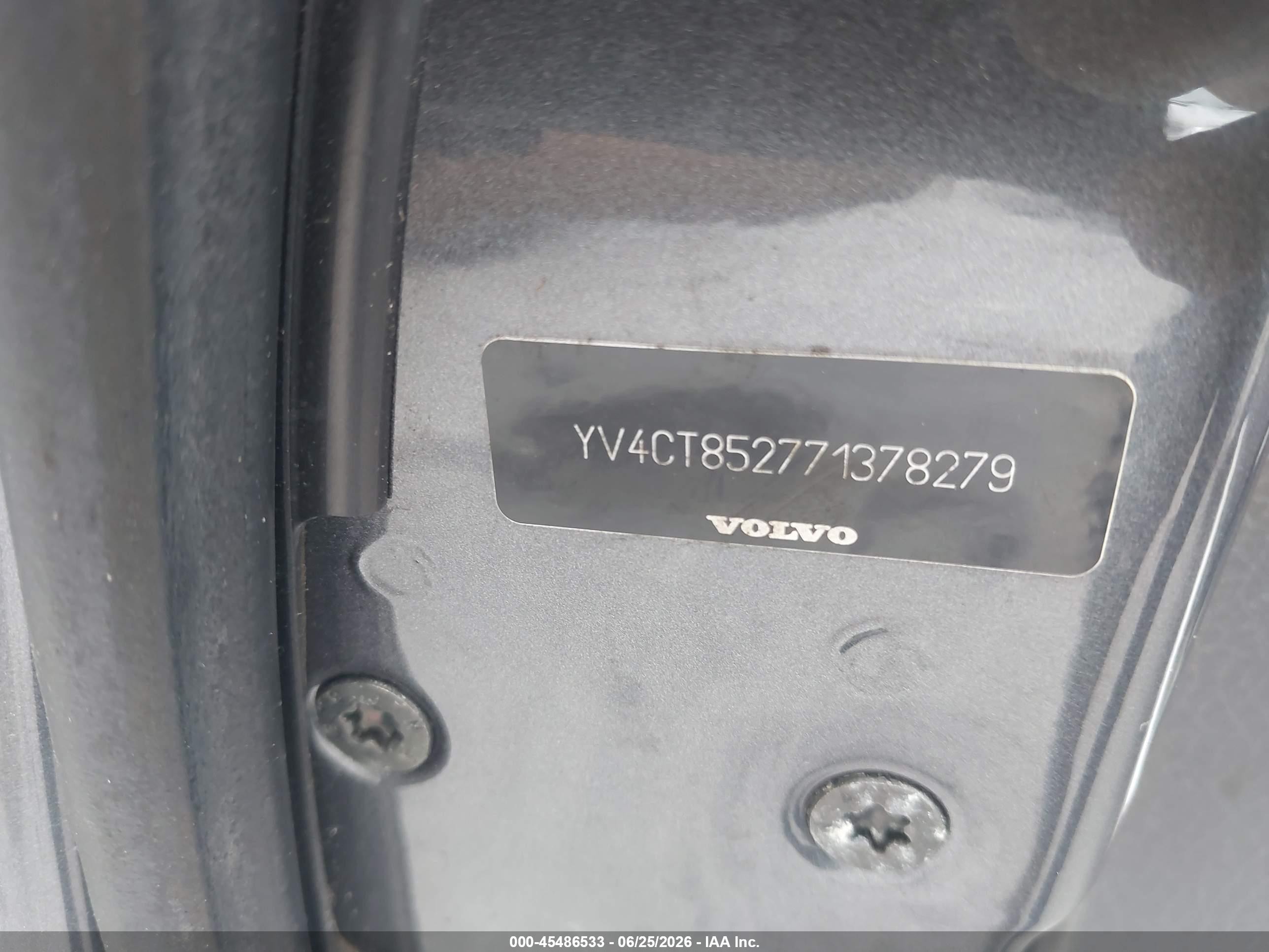 2007 Volvo Xc90 V8 Sport Gray vin: YV4CT852771378279