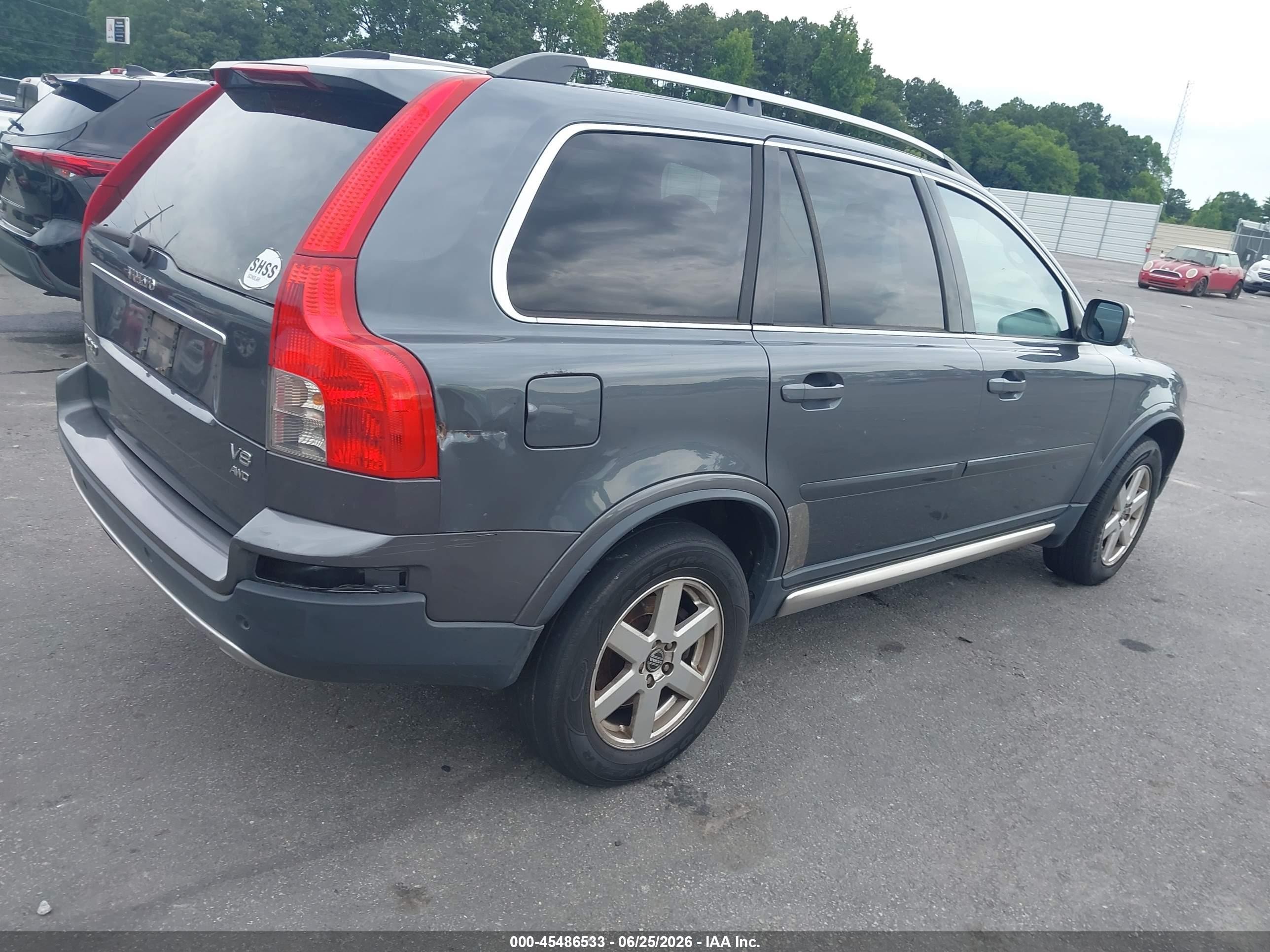 2007 Volvo Xc90 V8 Sport Gray vin: YV4CT852771378279