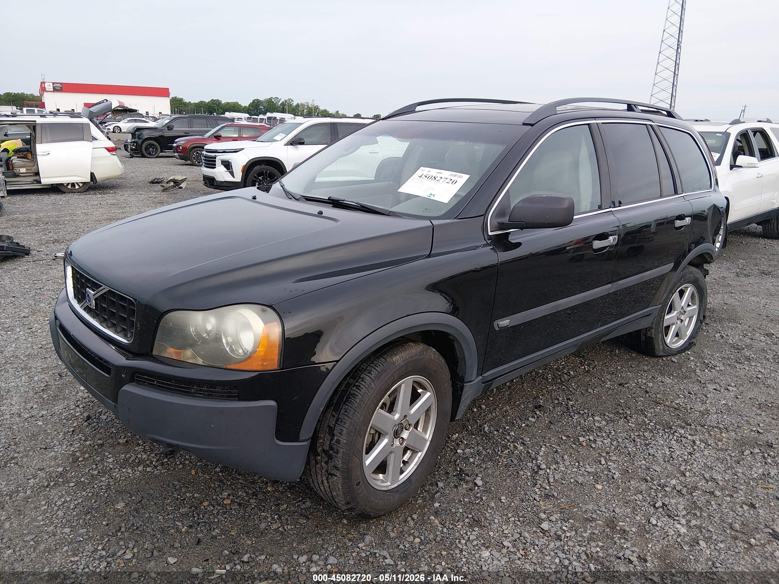 2006 Volvo Xc90 2.5t Black vin: YV4CY592261243946