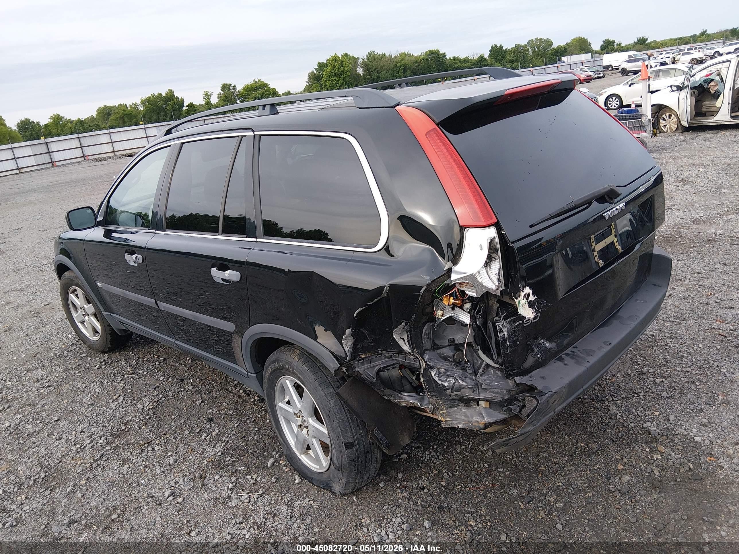 2006 Volvo Xc90 2.5t Black vin: YV4CY592261243946