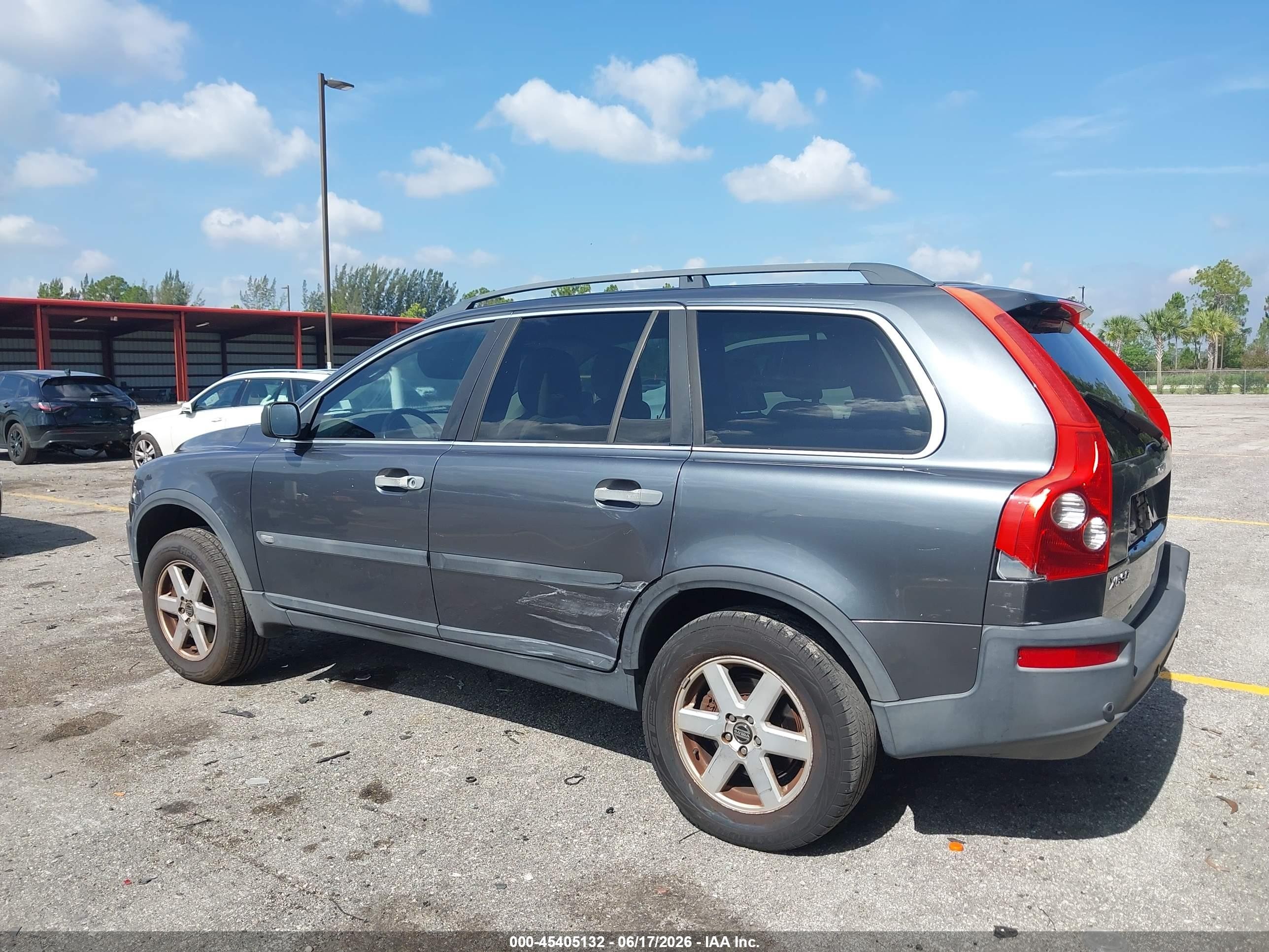 2006 Volvo Xc90 2.5t Gray vin: YV4CY592961295011
