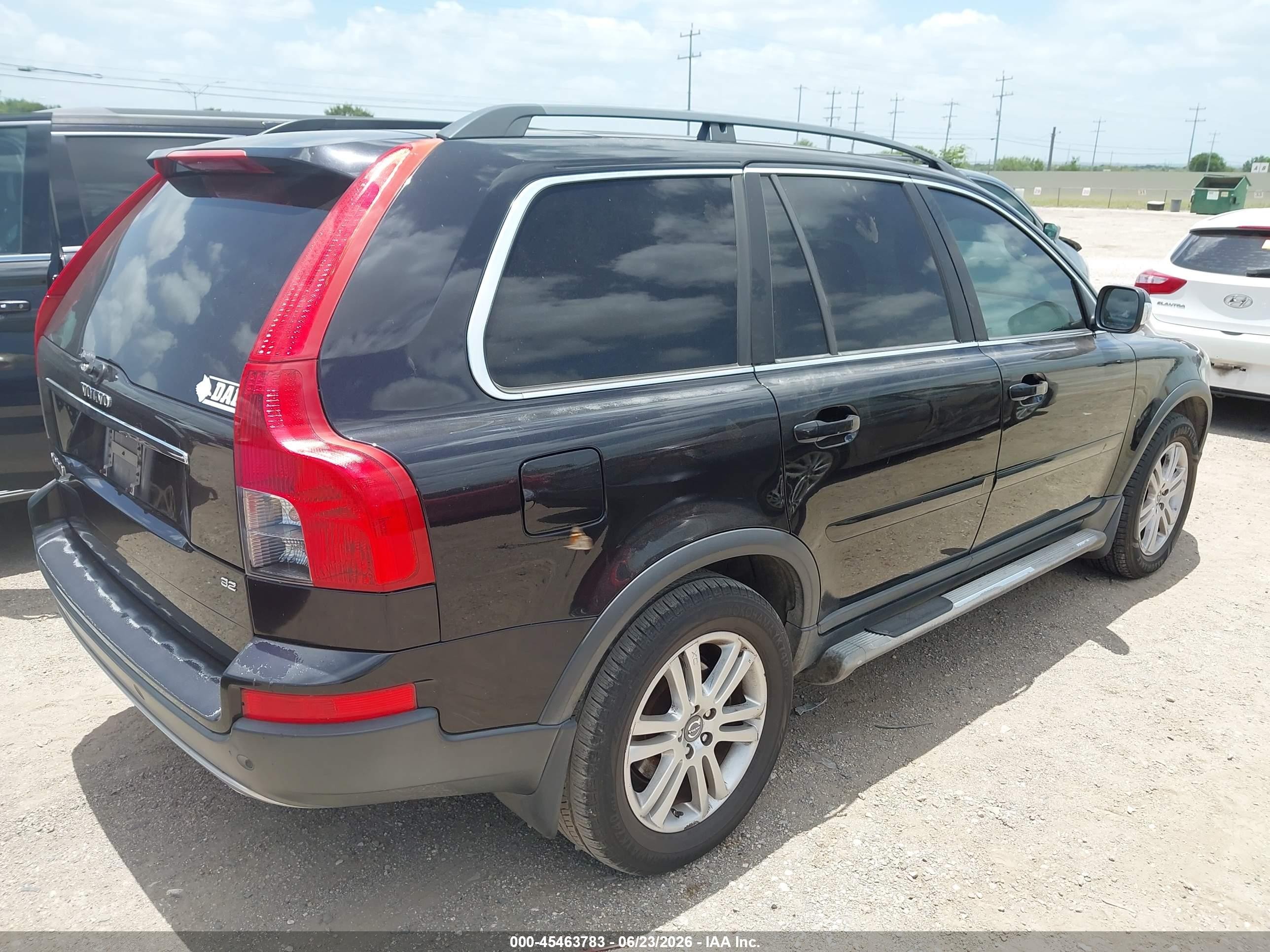 2008 Volvo Xc90 3.2 Black vin: YV4CY982081486117