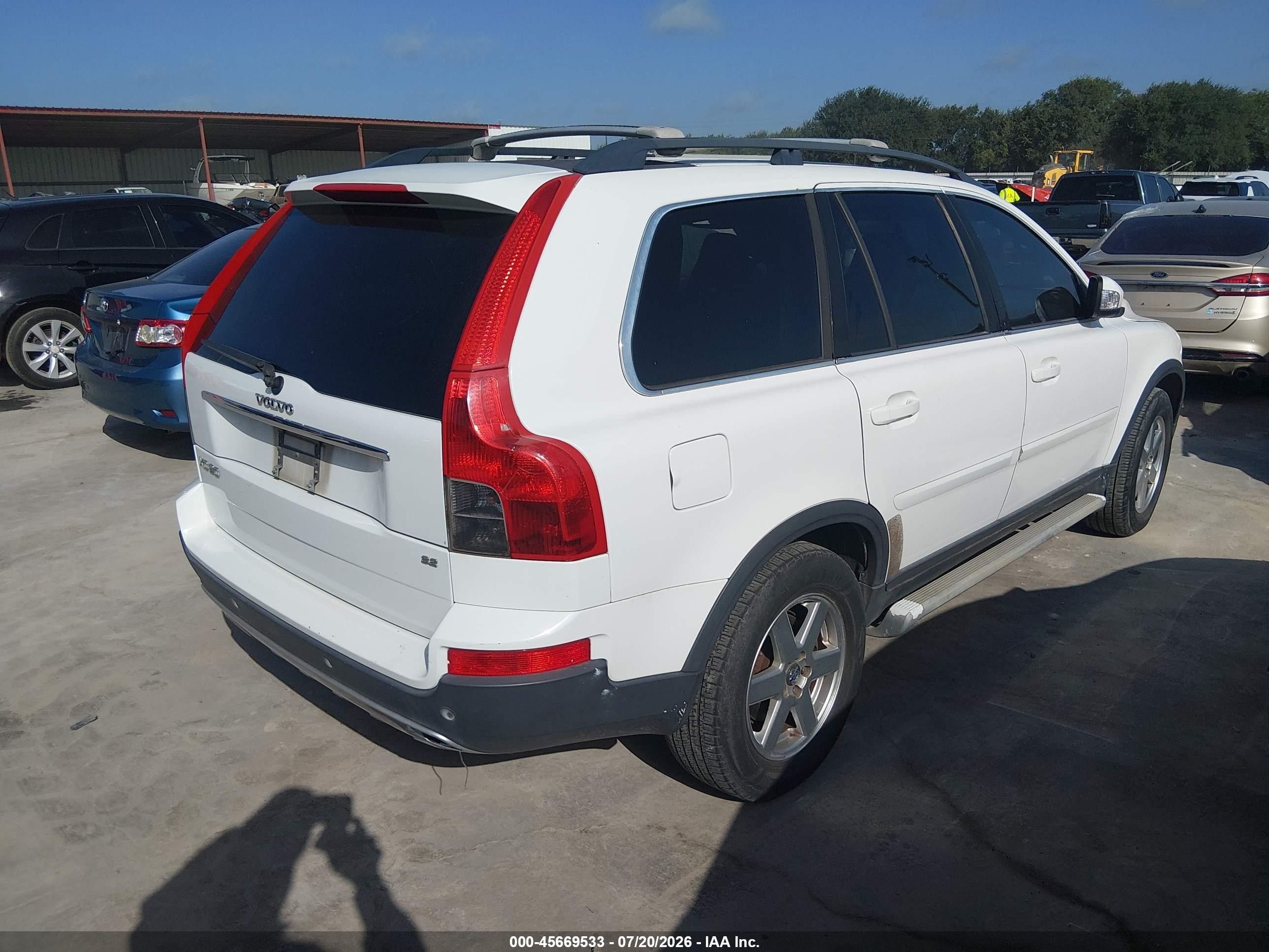 2007 Volvo Xc90 3.2 White vin: YV4CY982371405965