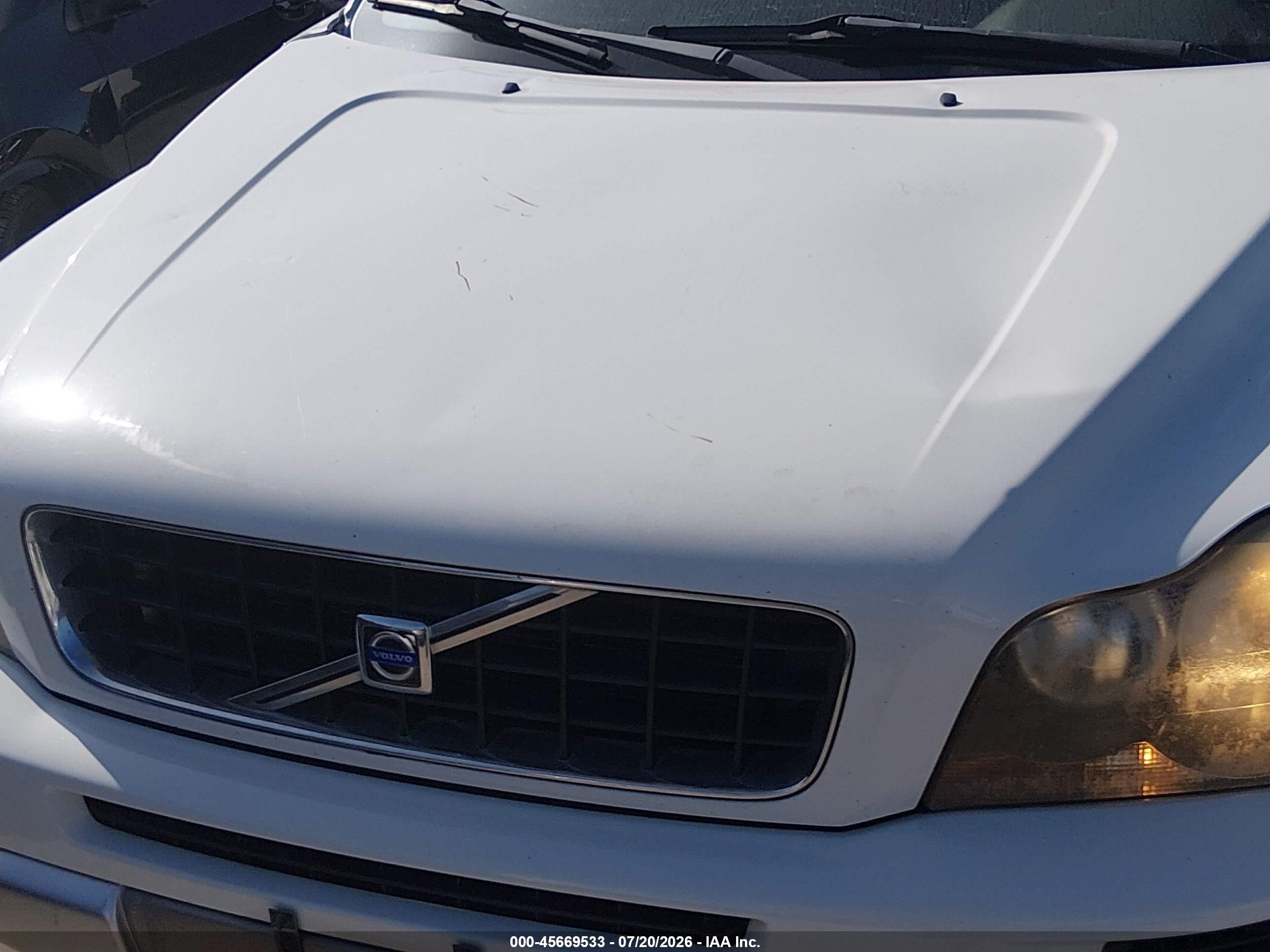 2007 Volvo Xc90 3.2 White vin: YV4CY982371405965