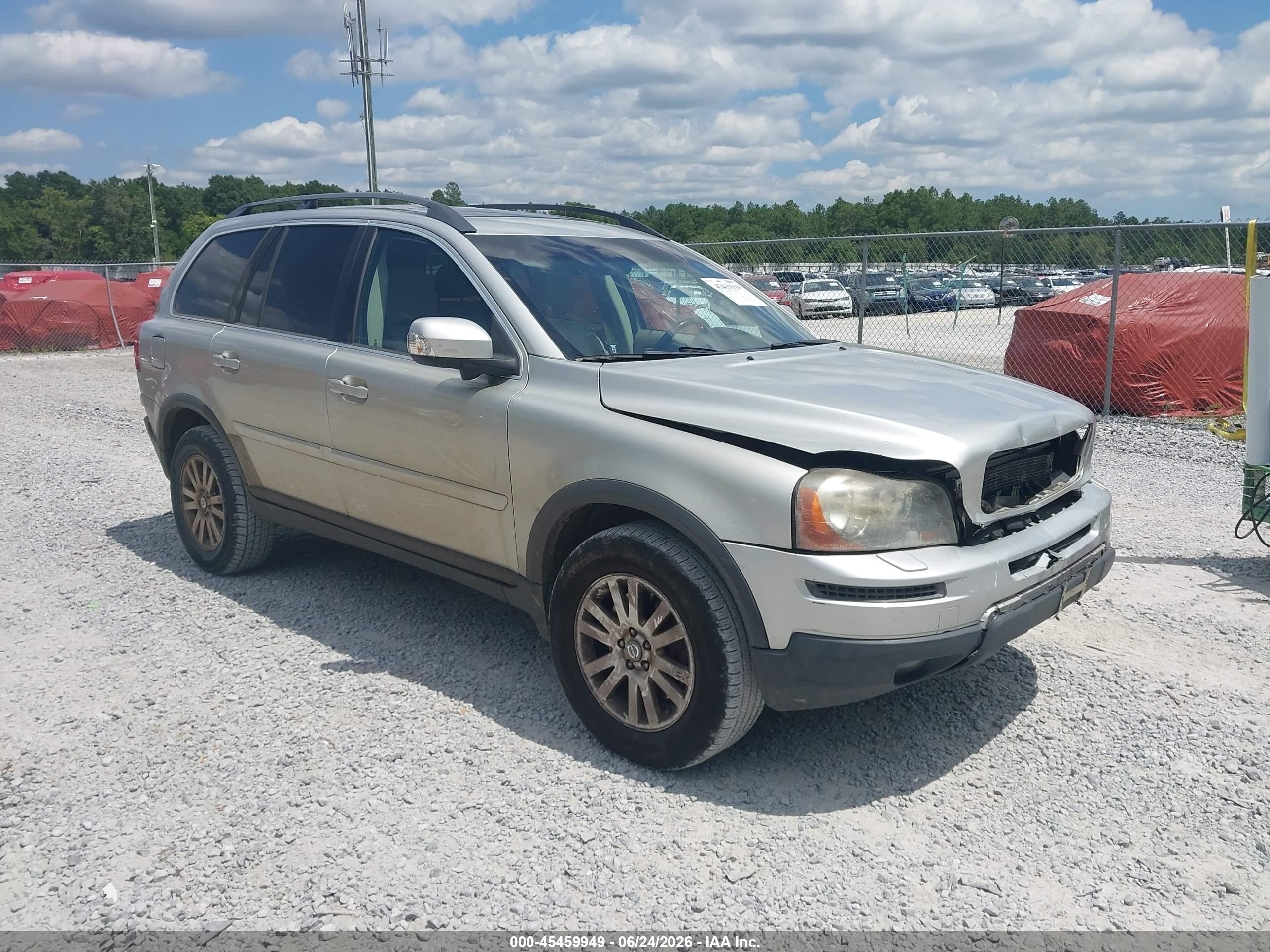 2008 Volvo Xc90 3.2 Silver vin: YV4CY982381450390