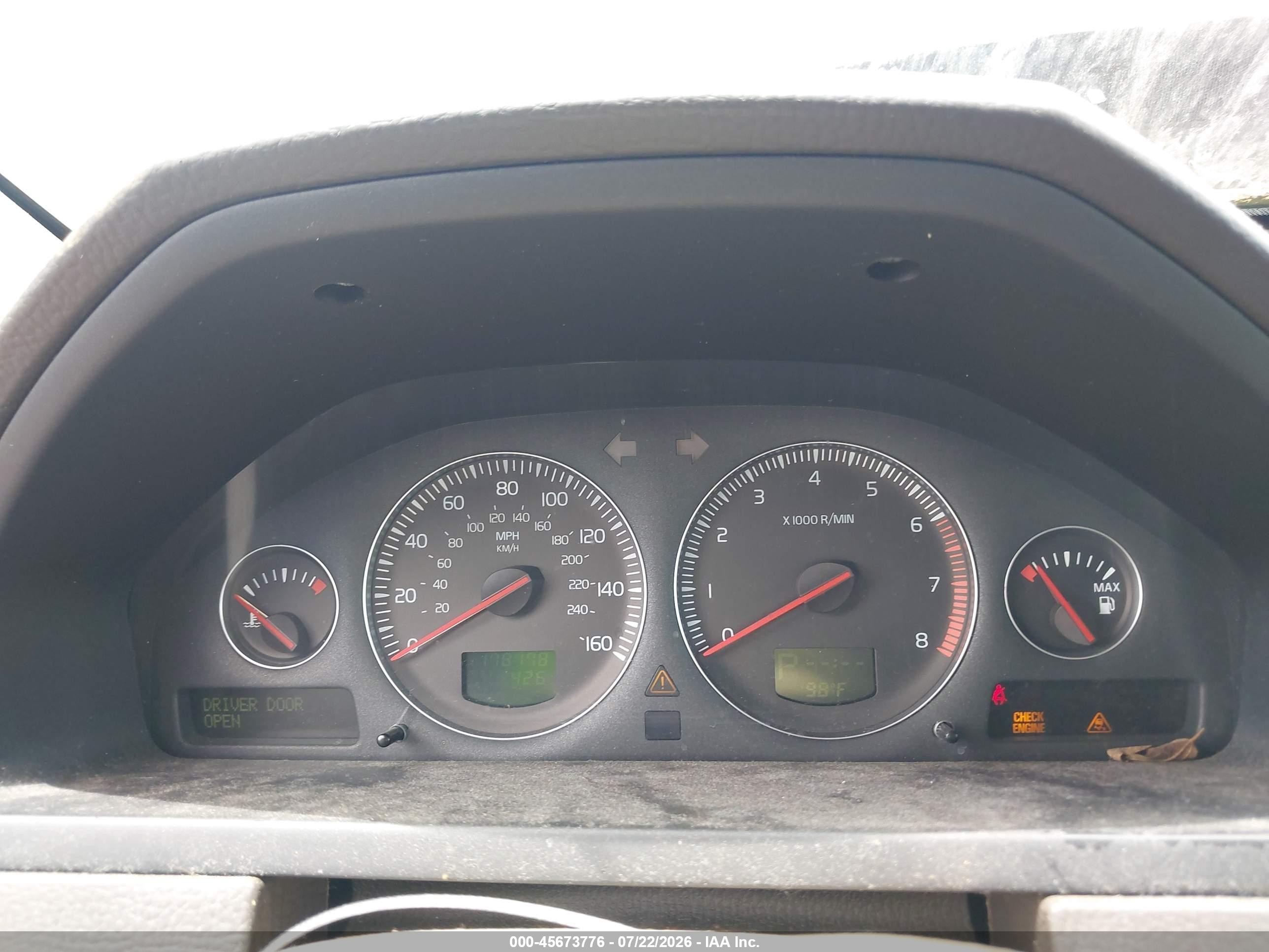 2007 Volvo Xc90 3.2 Серый vin: YV4CY982471362088