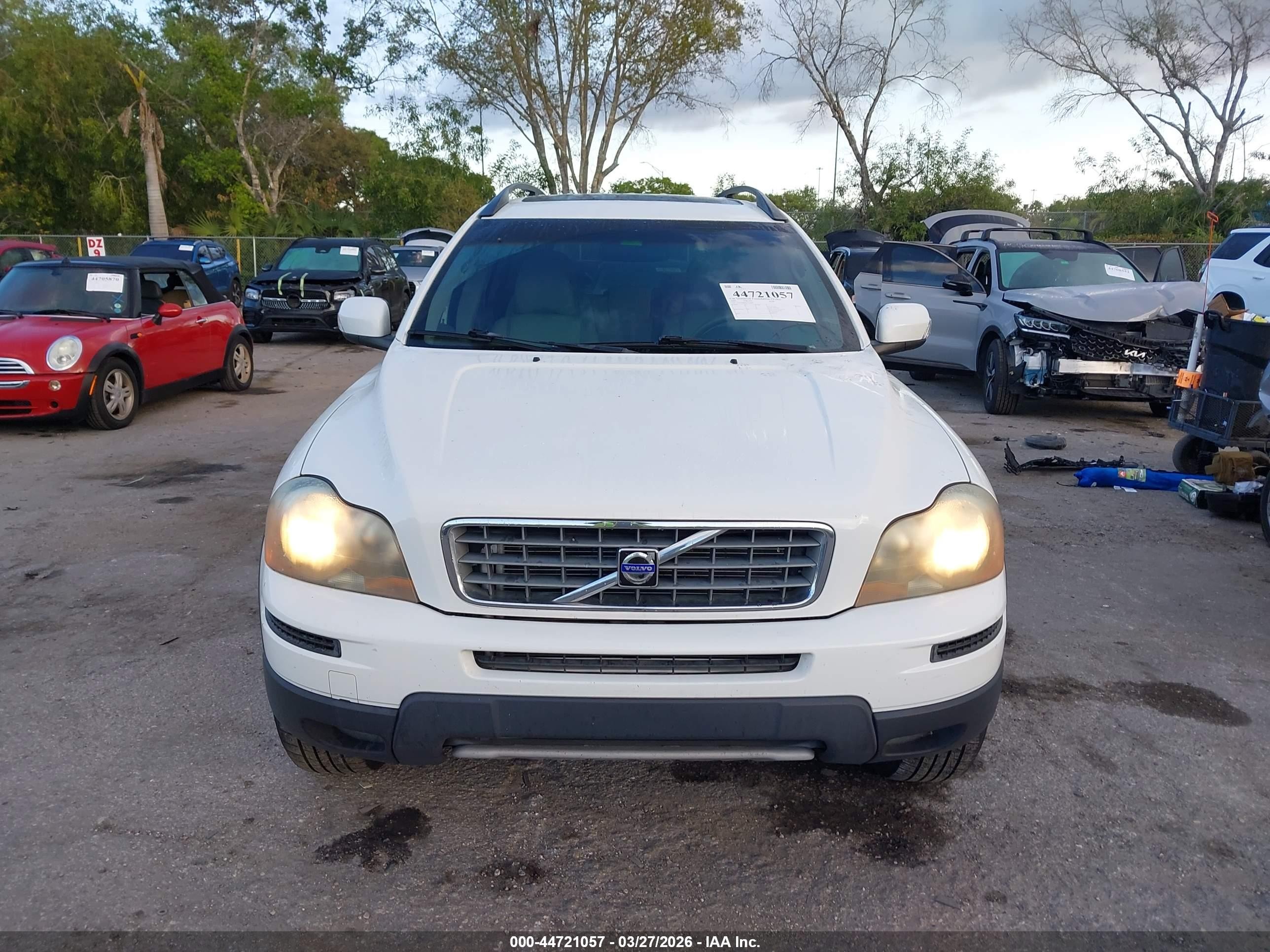2007 Volvo Xc90 3.2 White vin: YV4CY982671370905