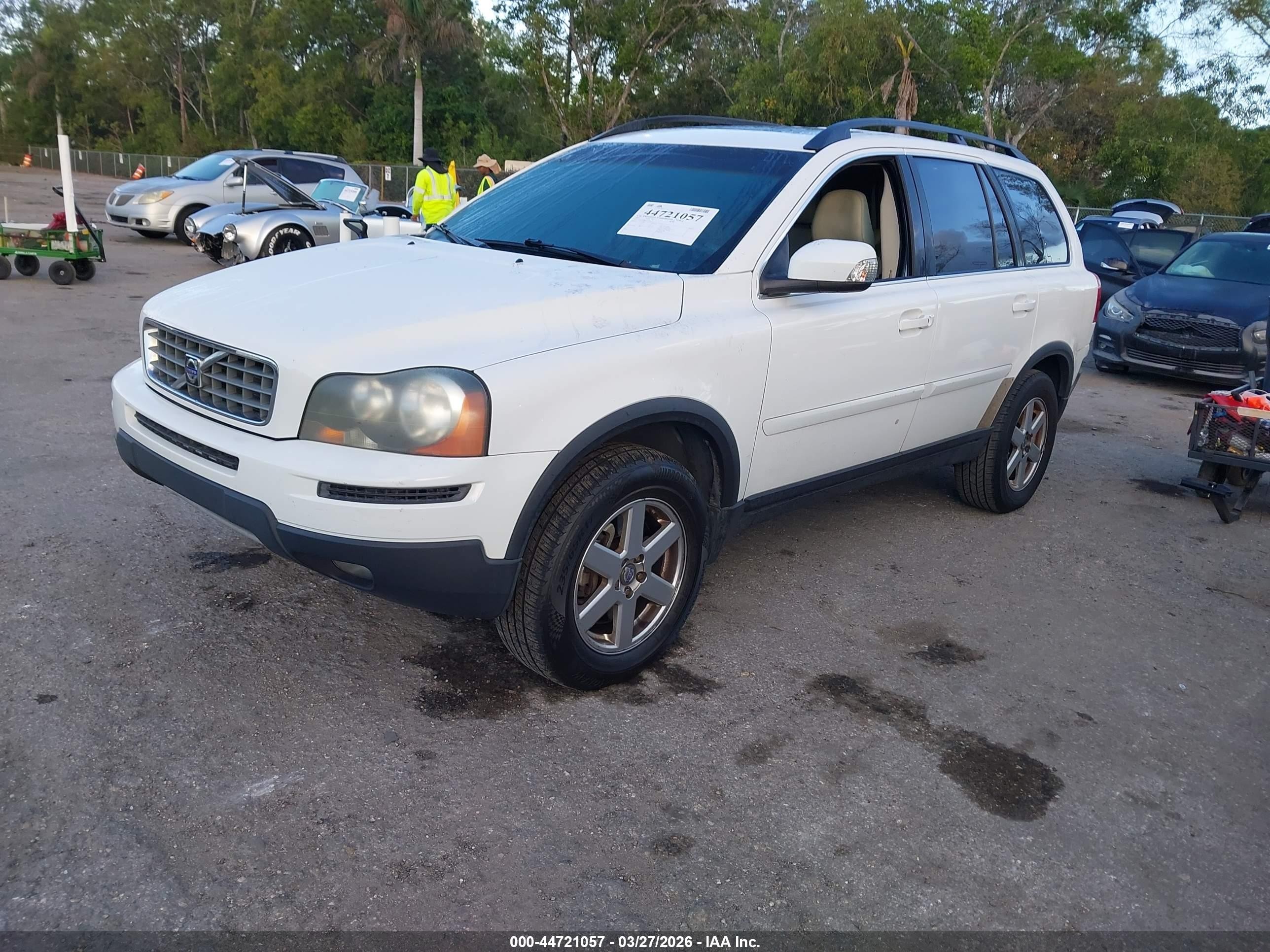 2007 Volvo Xc90 3.2 White vin: YV4CY982671370905