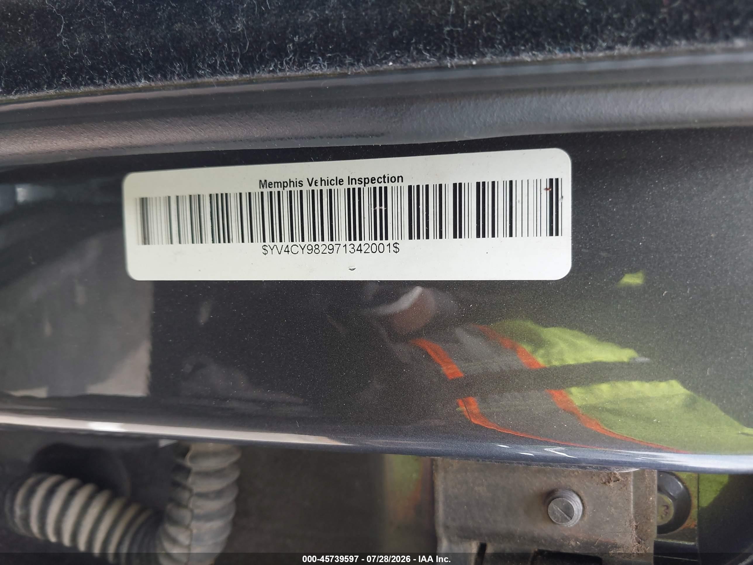 2007 Volvo Xc90 3.2 Серый vin: YV4CY982971342001