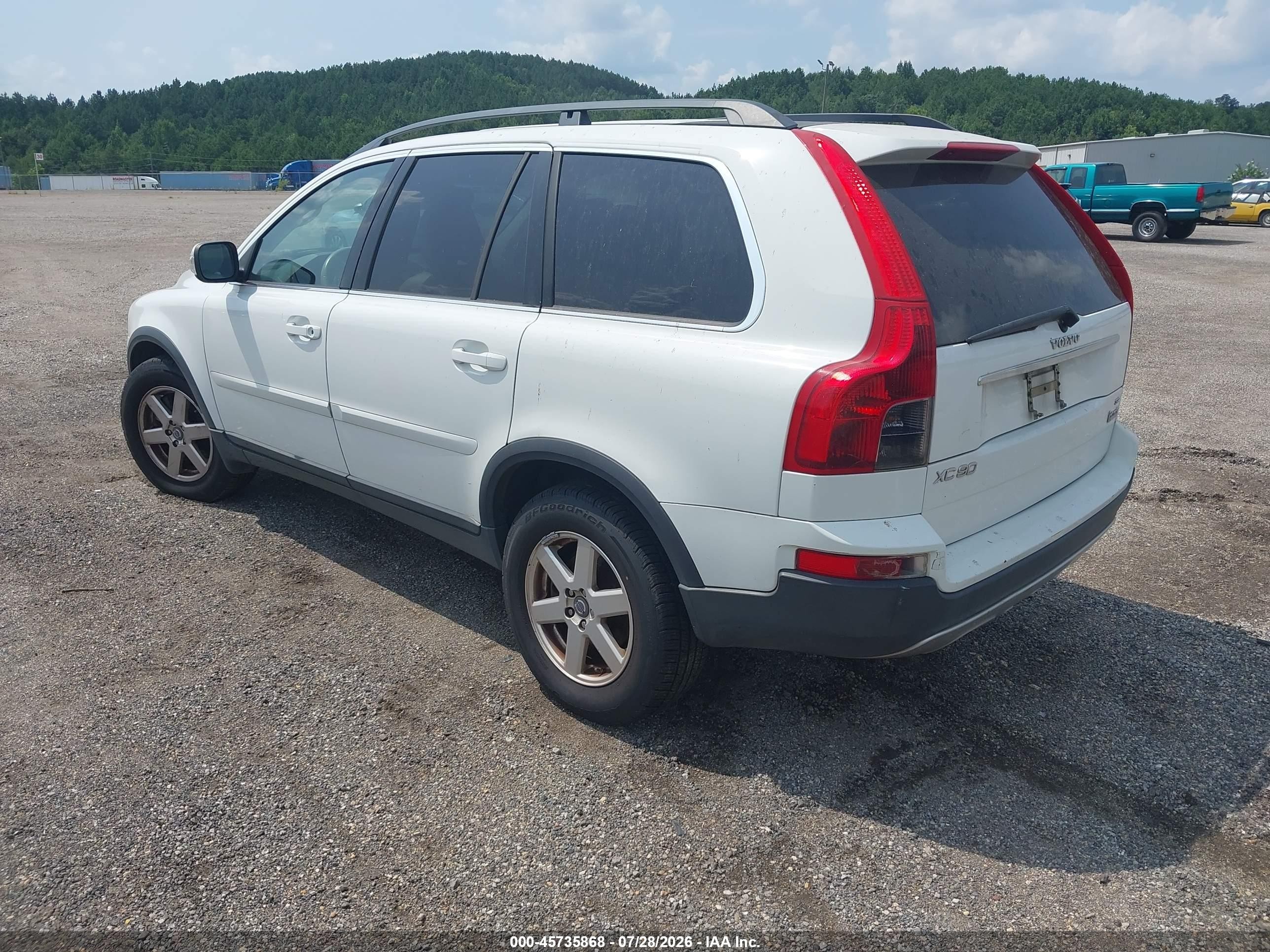 2007 Volvo Xc90 3.2 White vin: YV4CY982971346372
