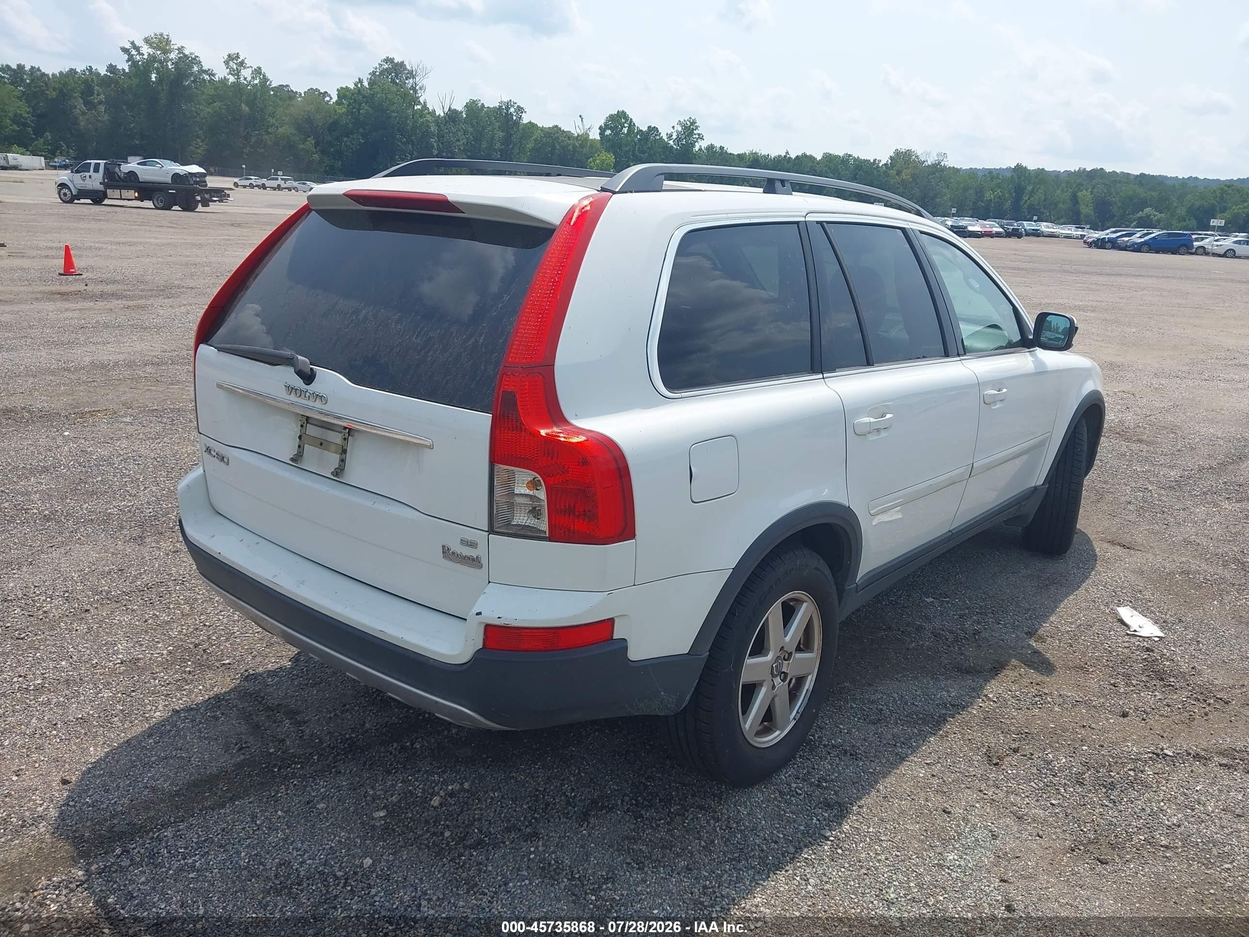 2007 Volvo Xc90 3.2 White vin: YV4CY982971346372