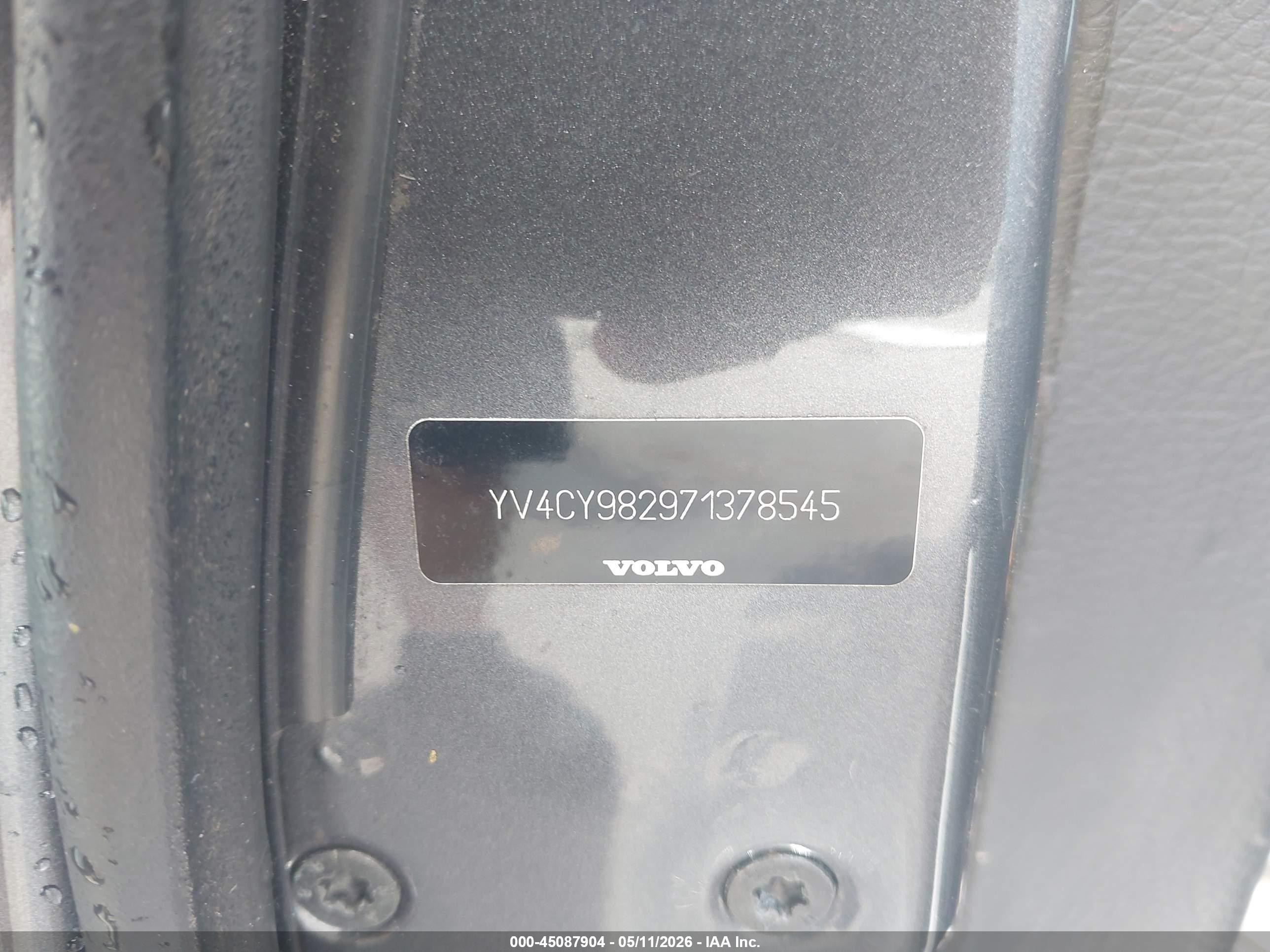 2007 Volvo Xc90 3.2 Gray vin: YV4CY982971378545
